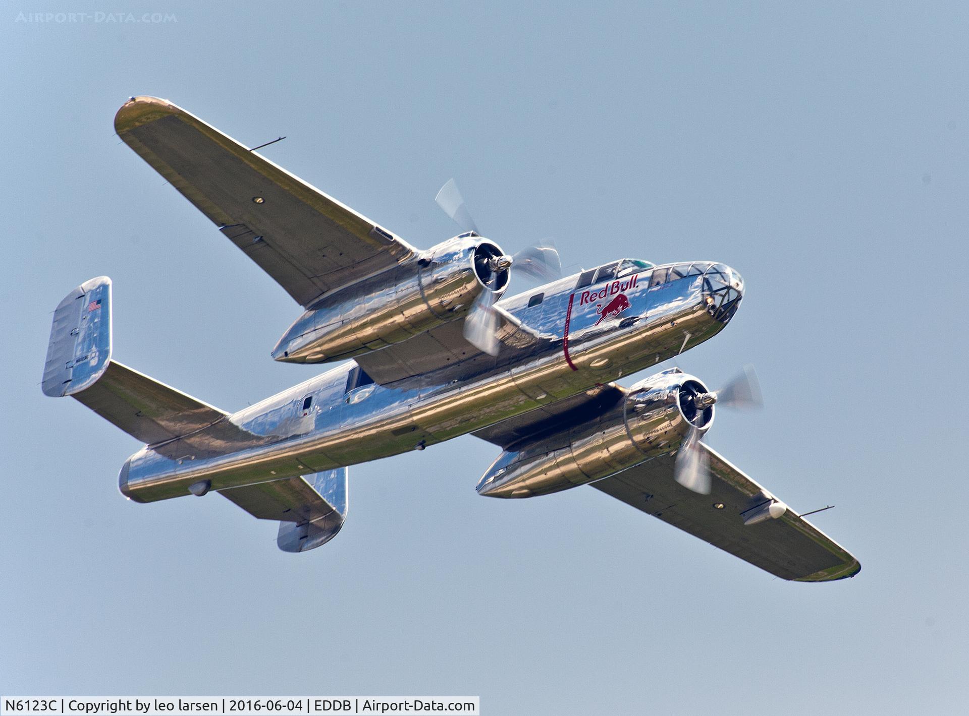 N6123C, 1945 North American B-25J-30-NC Mitchell Mitchell C/N 108-47647, Berlin Air Show 4.6.16