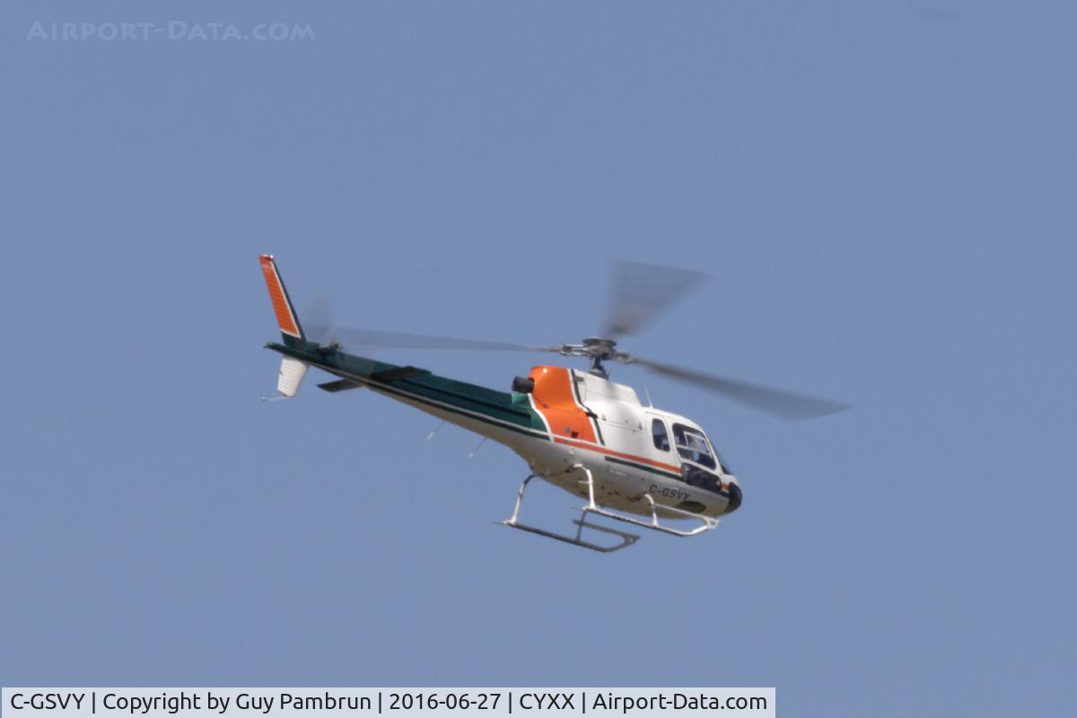 C-GSVY, 1989 Aerospatiale AS-350B Ecureuil C/N 2259, Landing