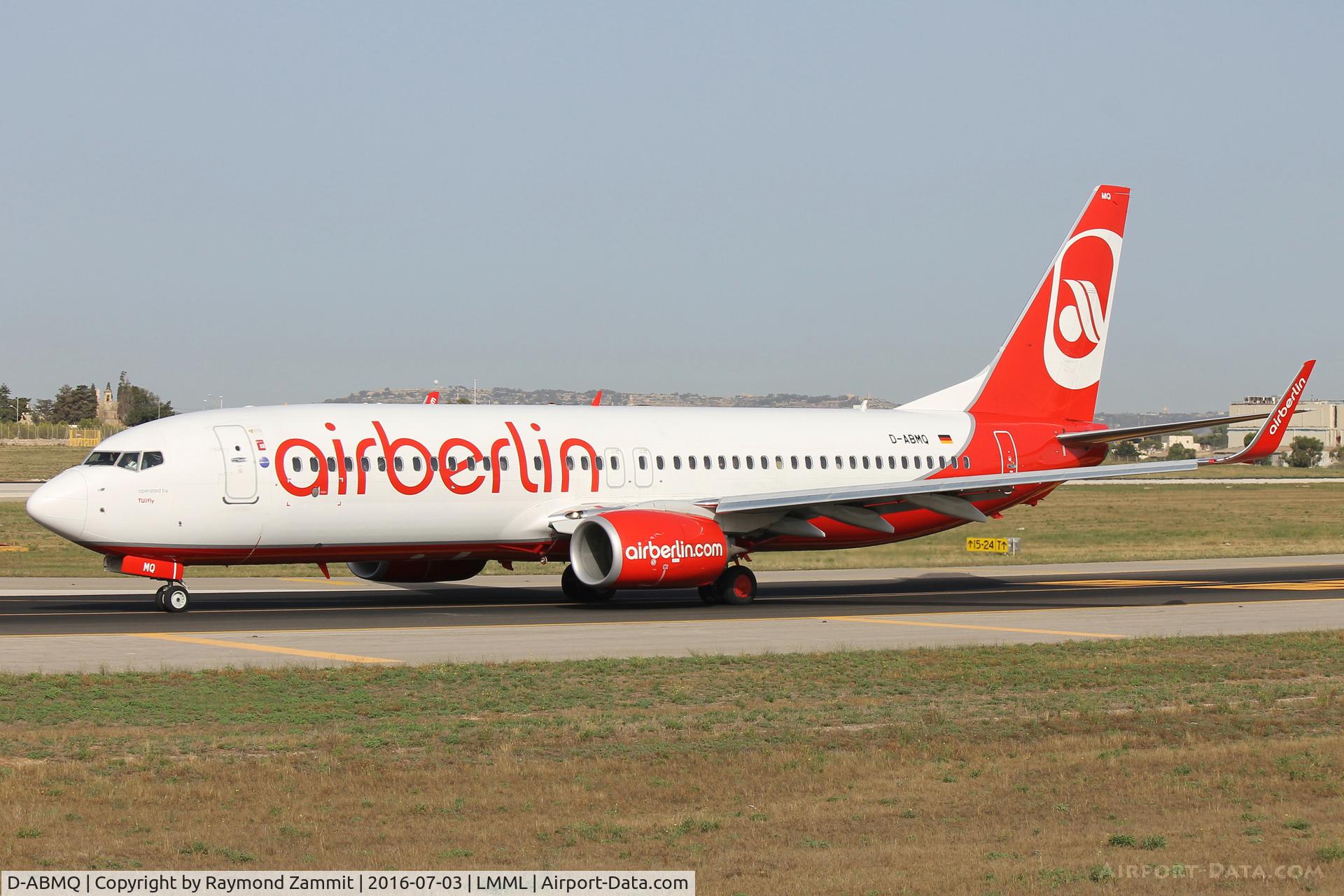 D-ABMQ, 2013 Boeing 737-86J C/N 37780, B737-800 D-ABMQ Air Berlin