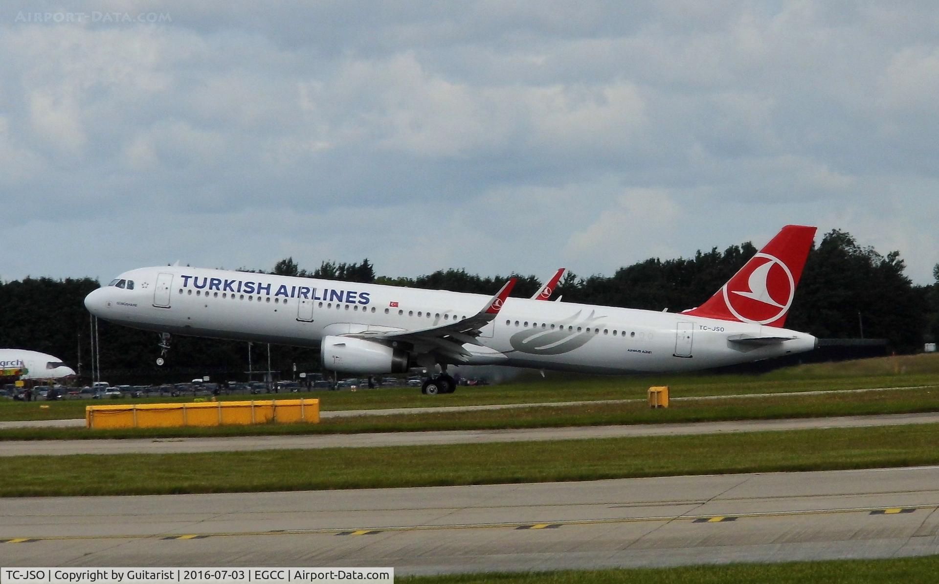 TC-JSO, 2015 Airbus A321-231 C/N 6563, At Manchester