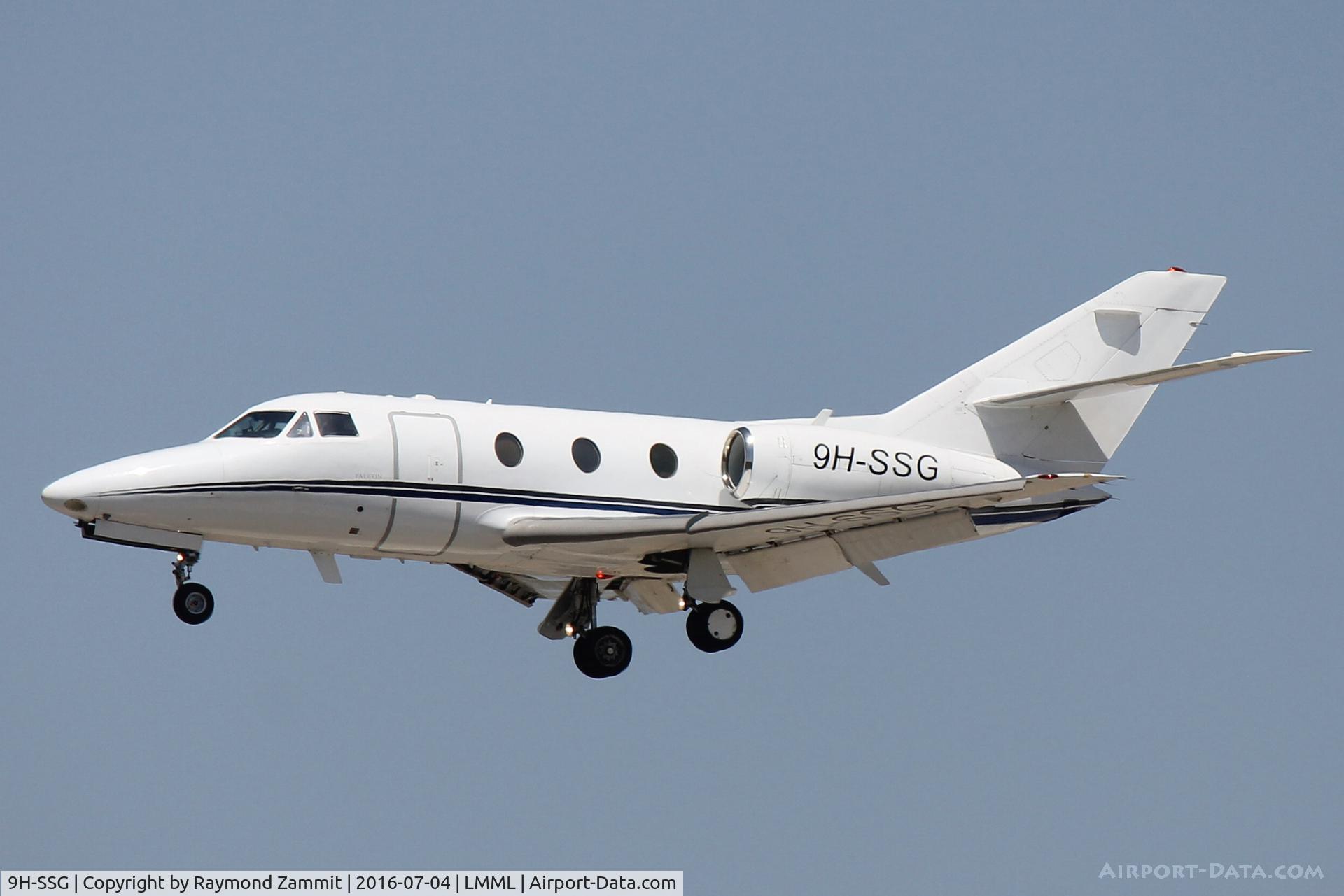 9H-SSG, 1987 Dassault Falcon 10 C/N 209, Dassault Falcon 10 9H-SSG Hyperion Aviation