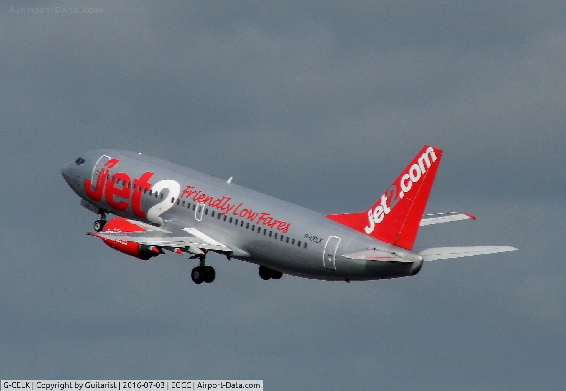 G-CELK, 1986 Boeing 737-330 C/N 23530, At Manchester