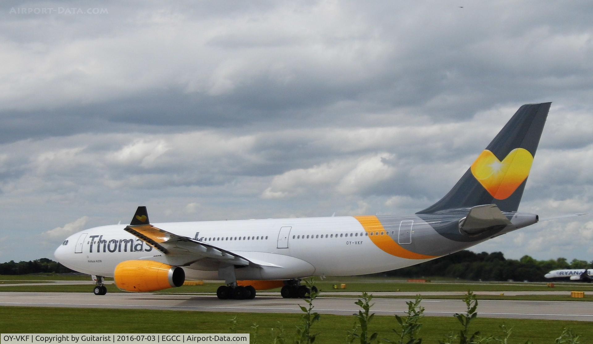 OY-VKF, 1999 Airbus A330-243 C/N 309, At Manchester