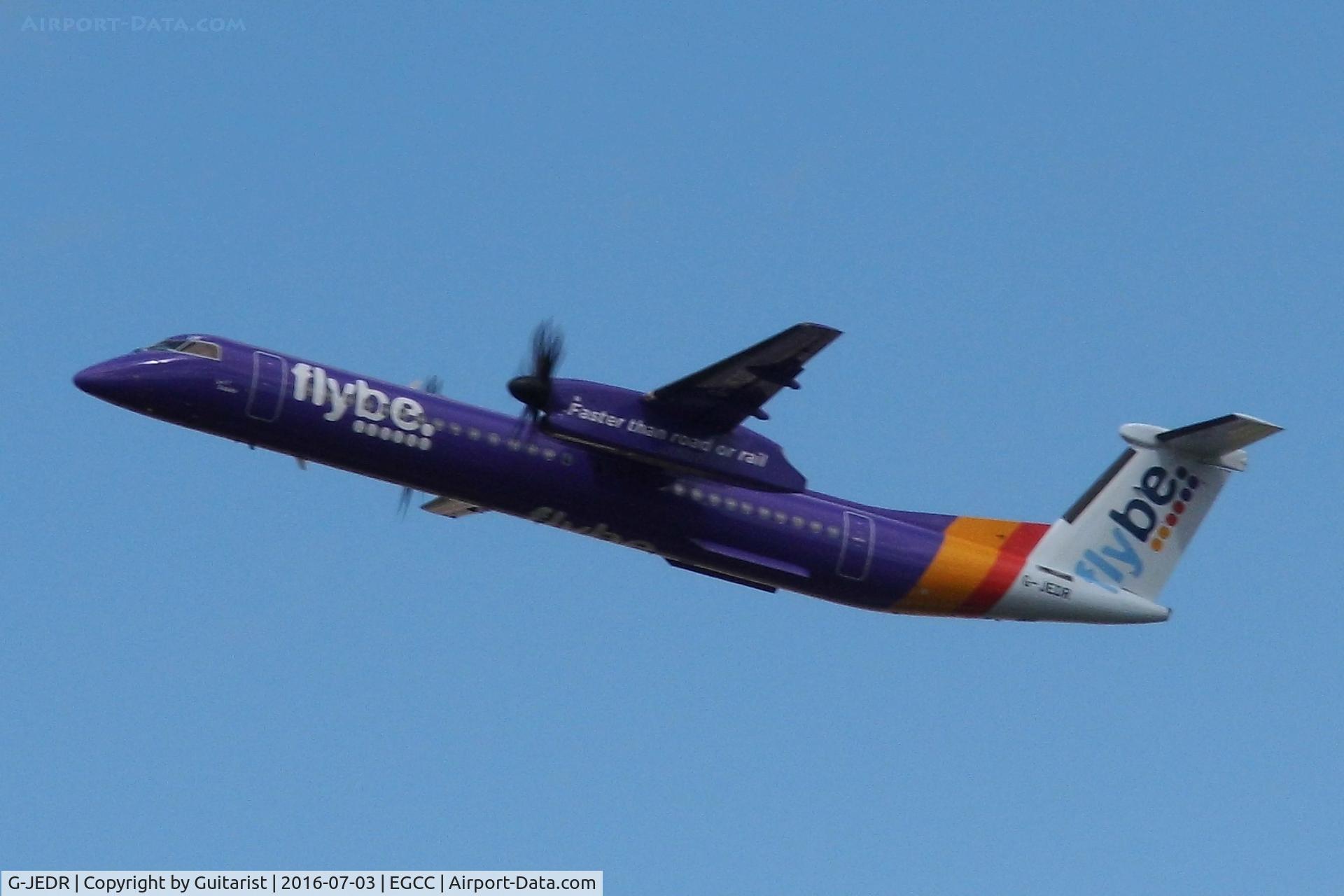 G-JEDR, 2003 De Havilland Canada DHC-8-402Q Dash 8 C/N 4087, At Manchester