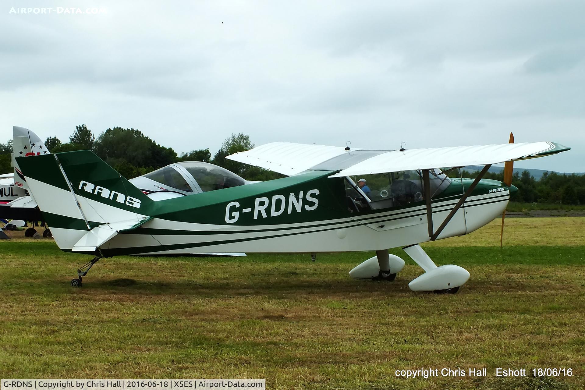 G-RDNS, 2004 Rans S-6S-116 Super Six C/N PFA 204-14307, at the Great North Fly in. Eshott