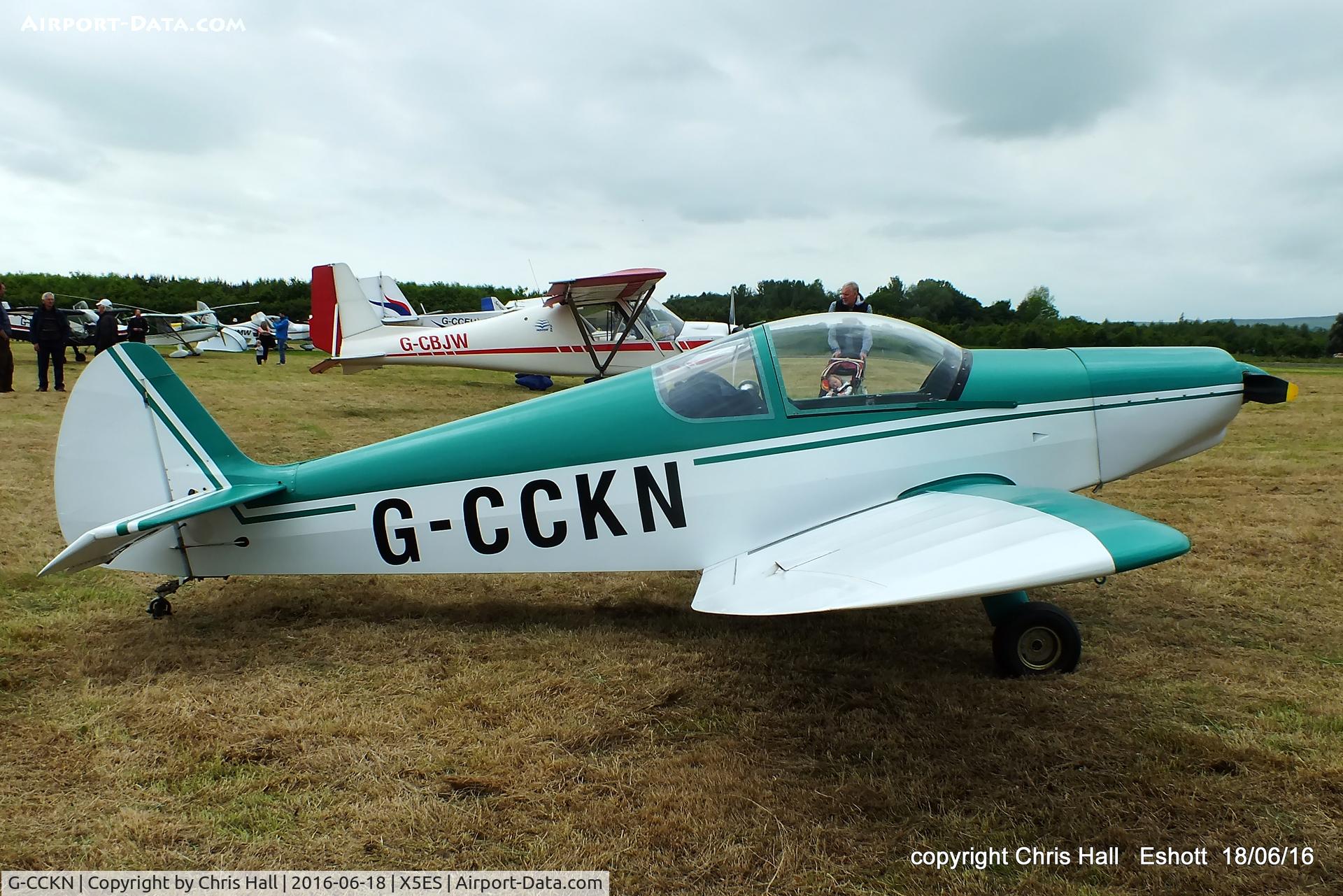 G-CCKN, 2006 Nicollier HN-700 Menestrel II C/N PFA 217-13943, at the Great North Fly in. Eshott