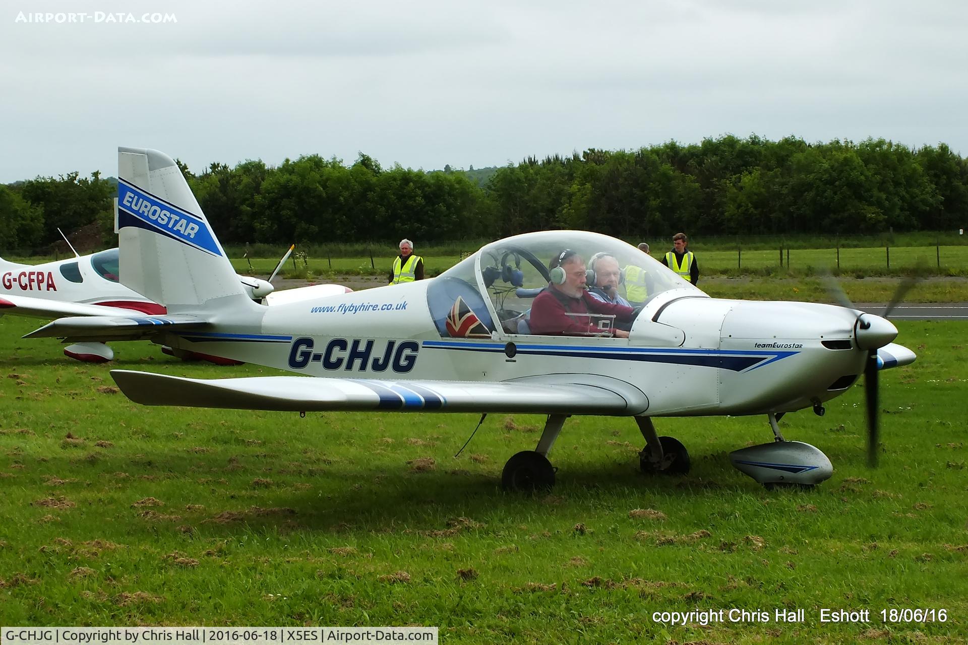 G-CHJG, 2012 Cosmik EV-97 TeamEurostar UK C/N 3938, at the Great North Fly in. Eshott
