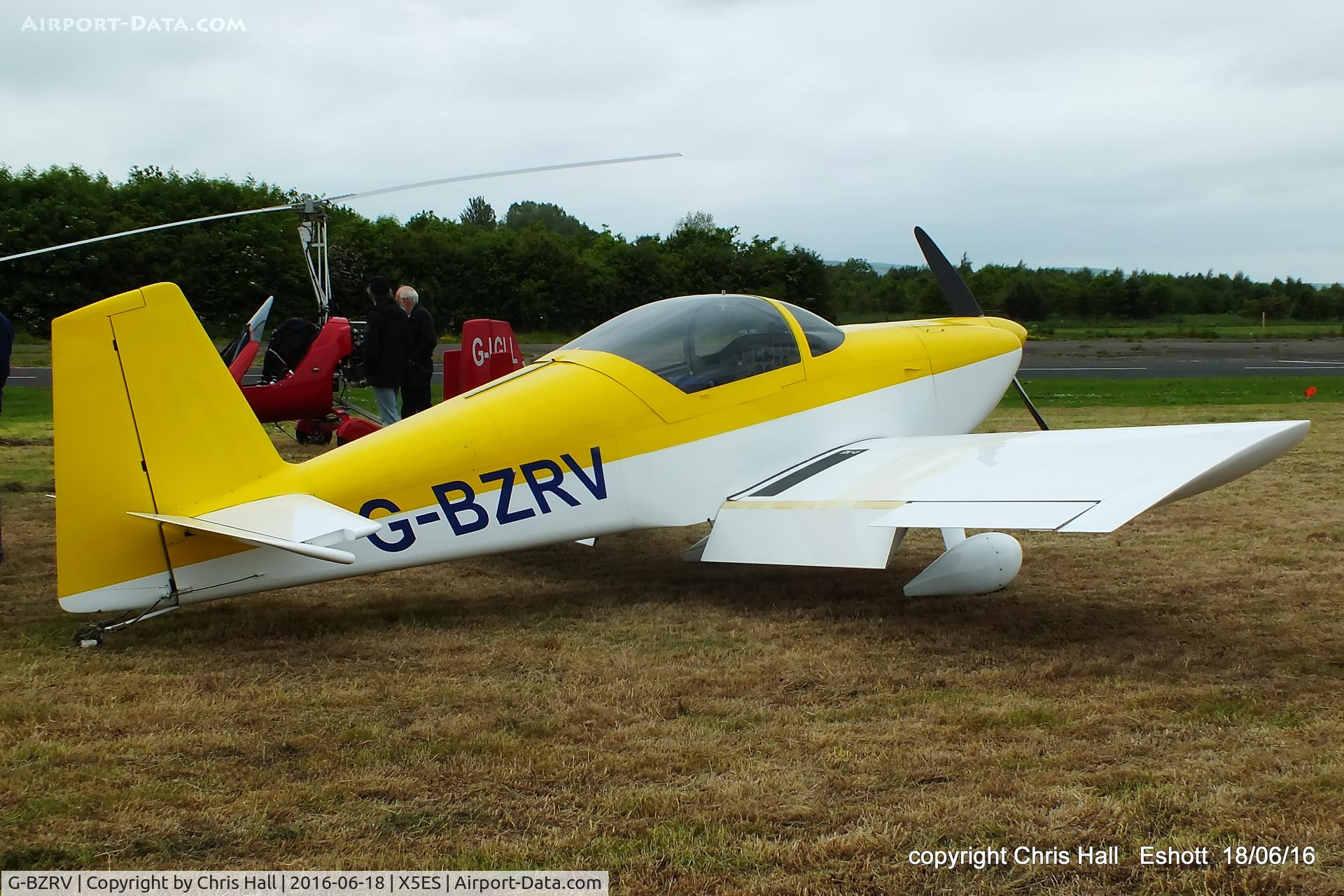 G-BZRV, 2002 Vans RV-6 C/N PFA 181A-13573, at the Great North Fly in. Eshott