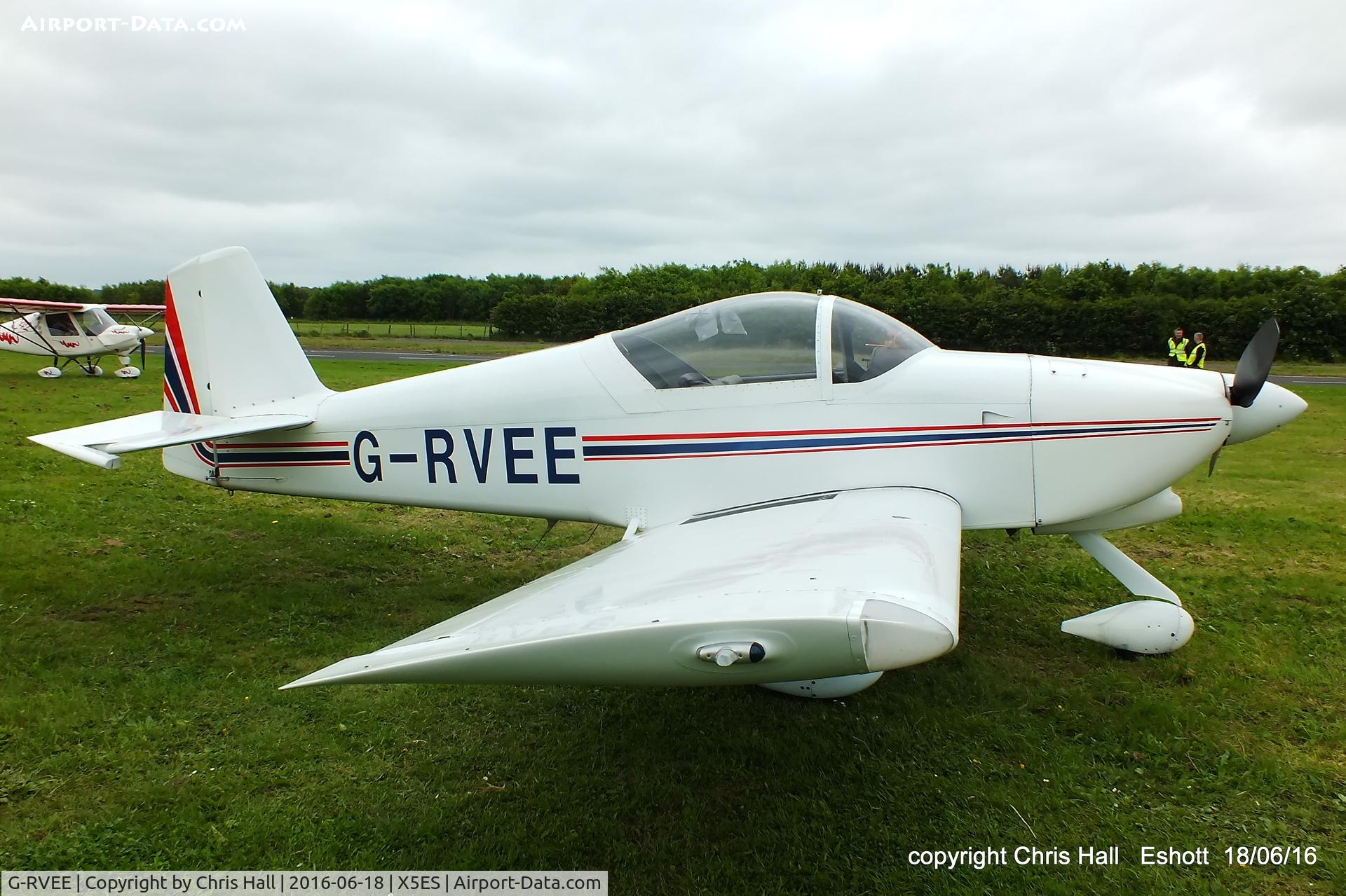 G-RVEE, 1992 Van's RV-6A C/N PFA 181-12262, at the Great North Fly in. Eshott