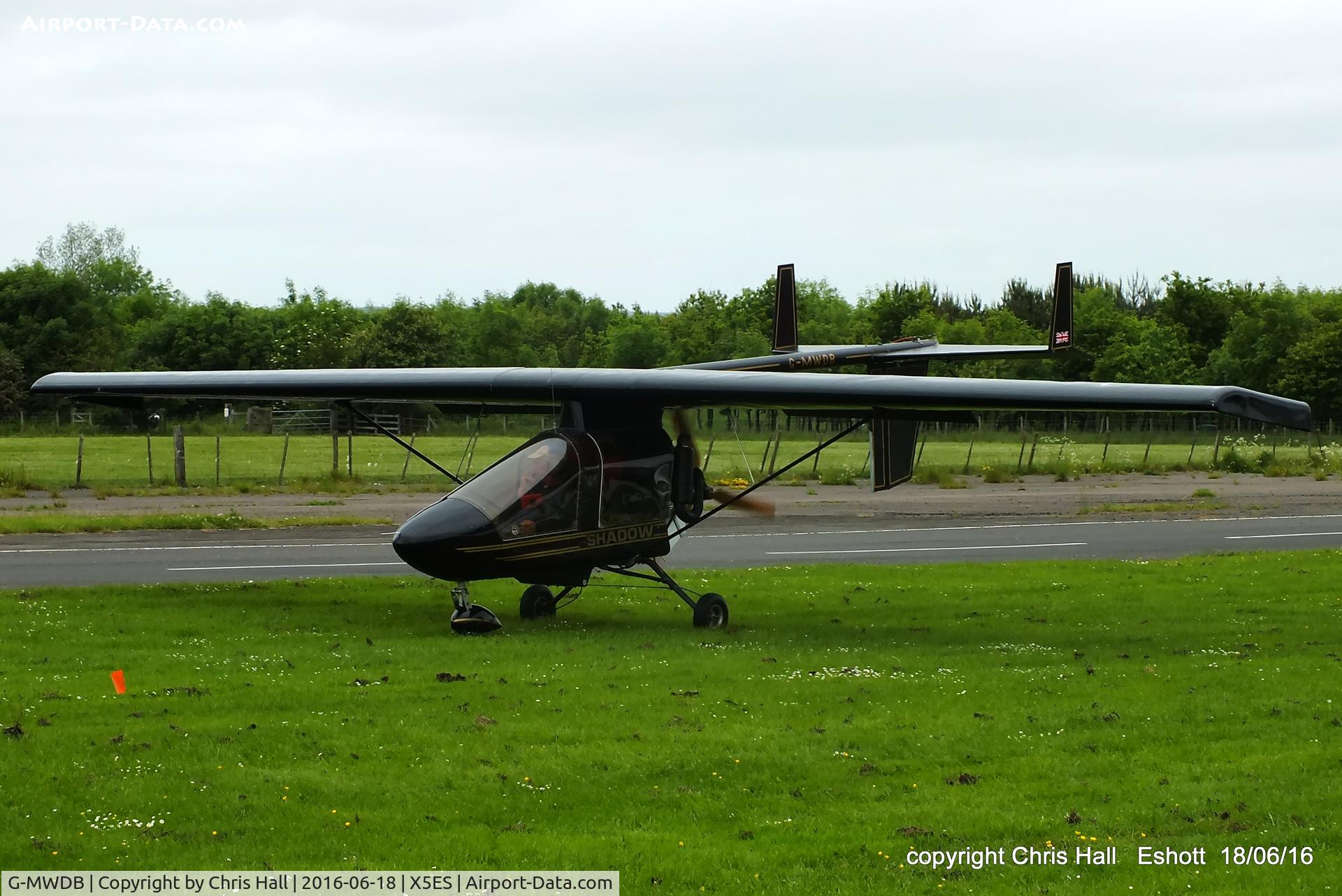 G-MWDB, 1989 CFM Shadow Series CD C/N 100, at the Great North Fly in. Eshott