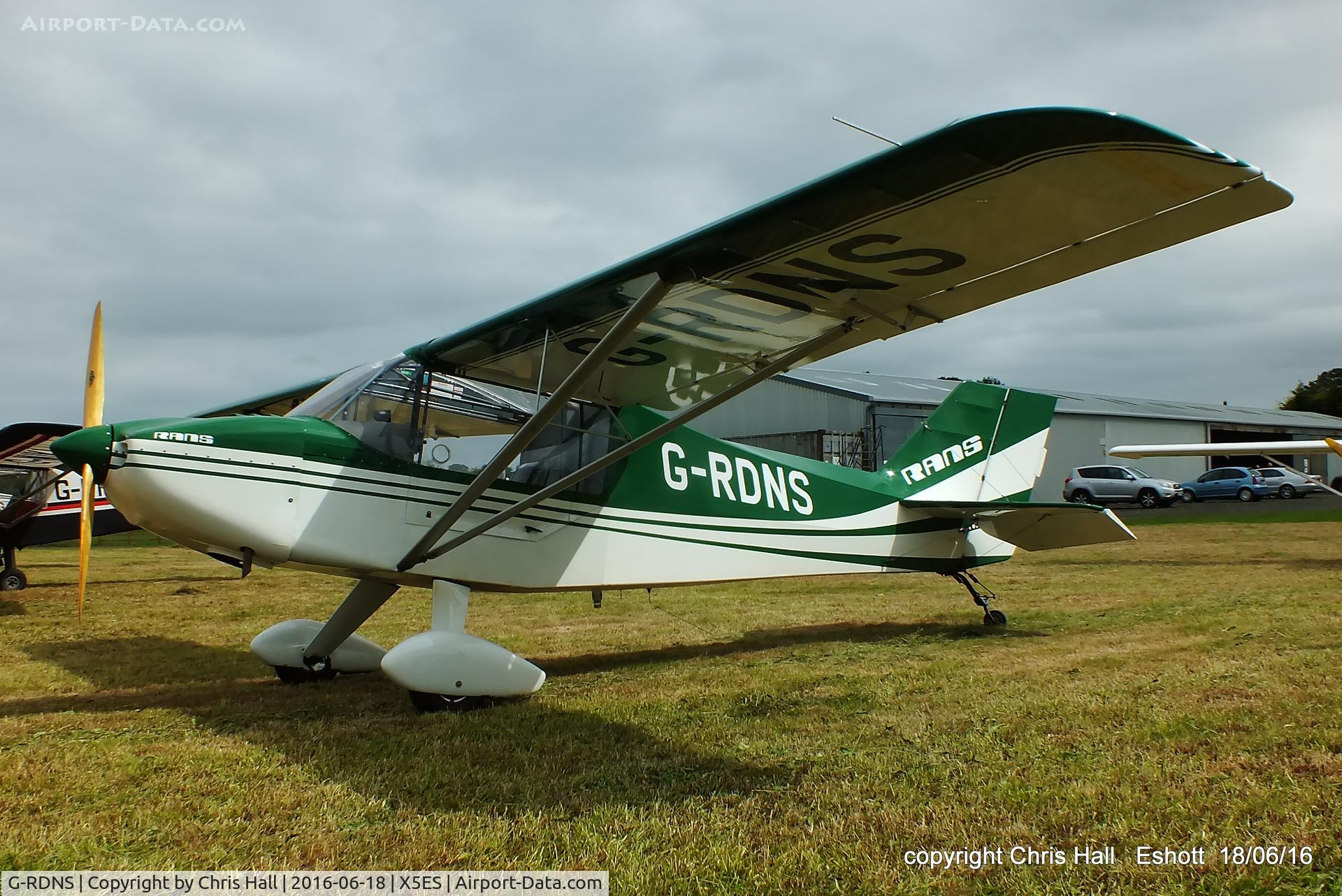 G-RDNS, 2004 Rans S-6S-116 Super Six C/N PFA 204-14307, at the Great North Fly in. Eshott