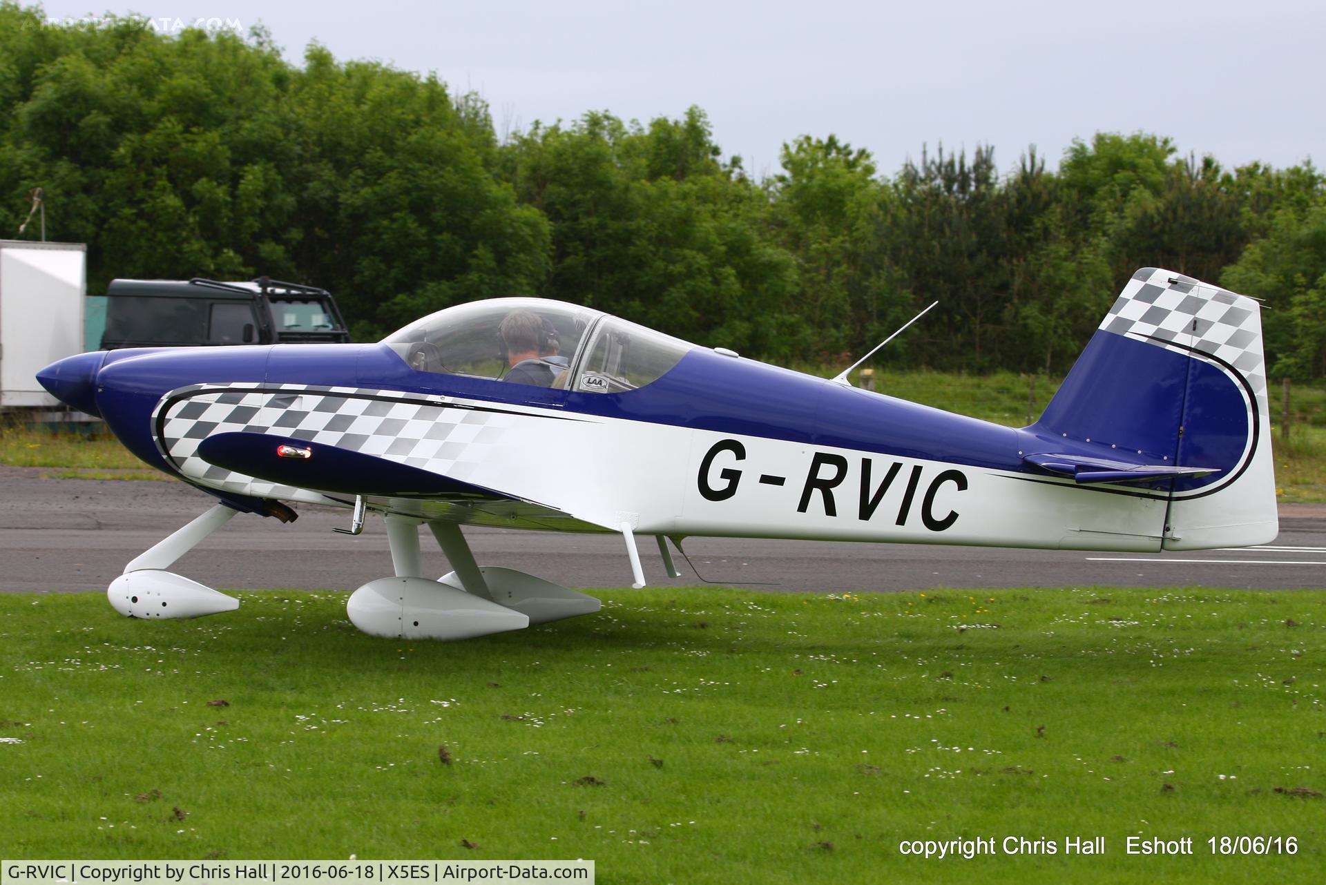 G-RVIC, 2004 Vans RV-6A C/N PFA 181-13319, at the Great North Fly in. Eshott