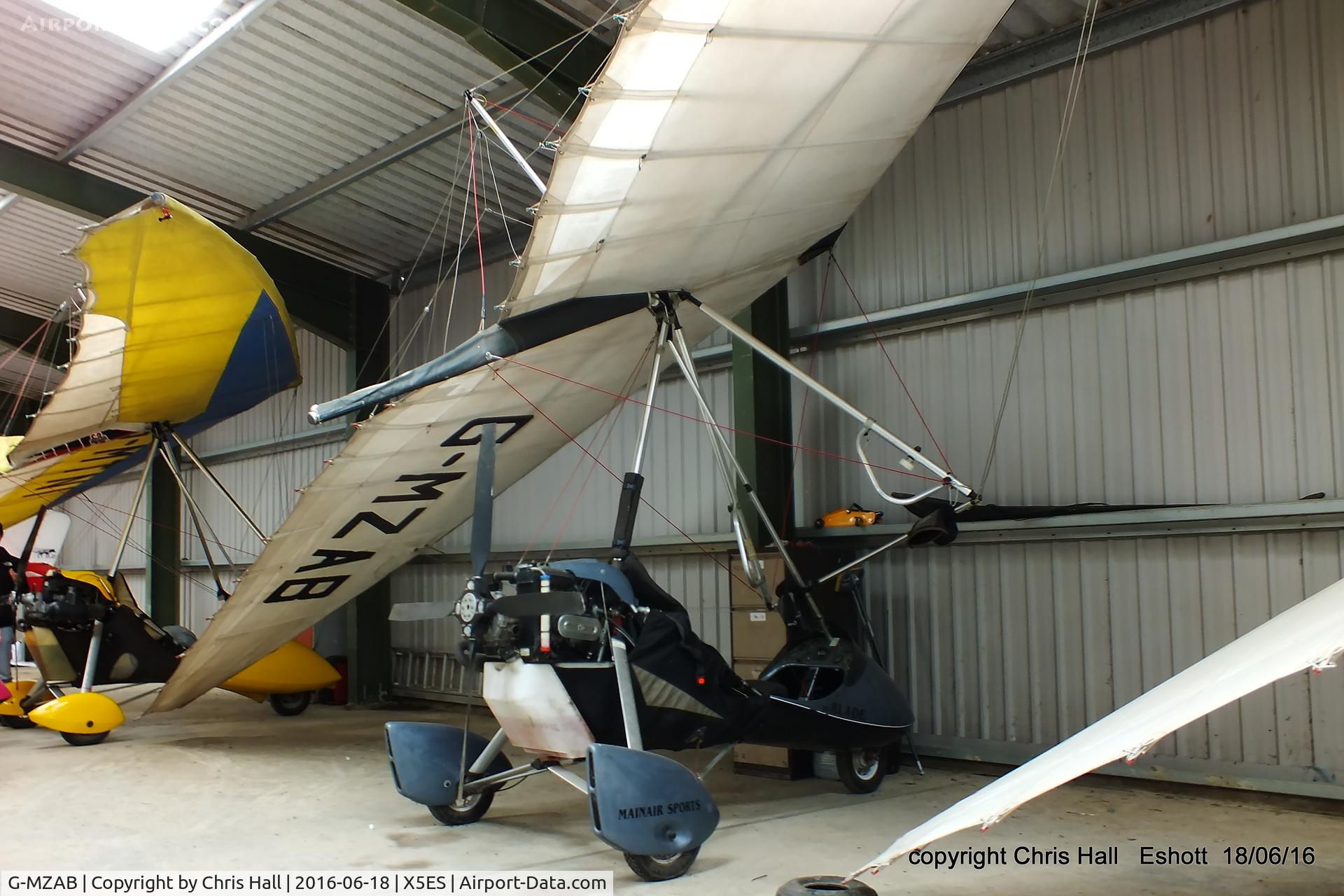G-MZAB, 1995 Mainair Blade C/N 1043-0695-7-W841, at the Great North Fly in. Eshott