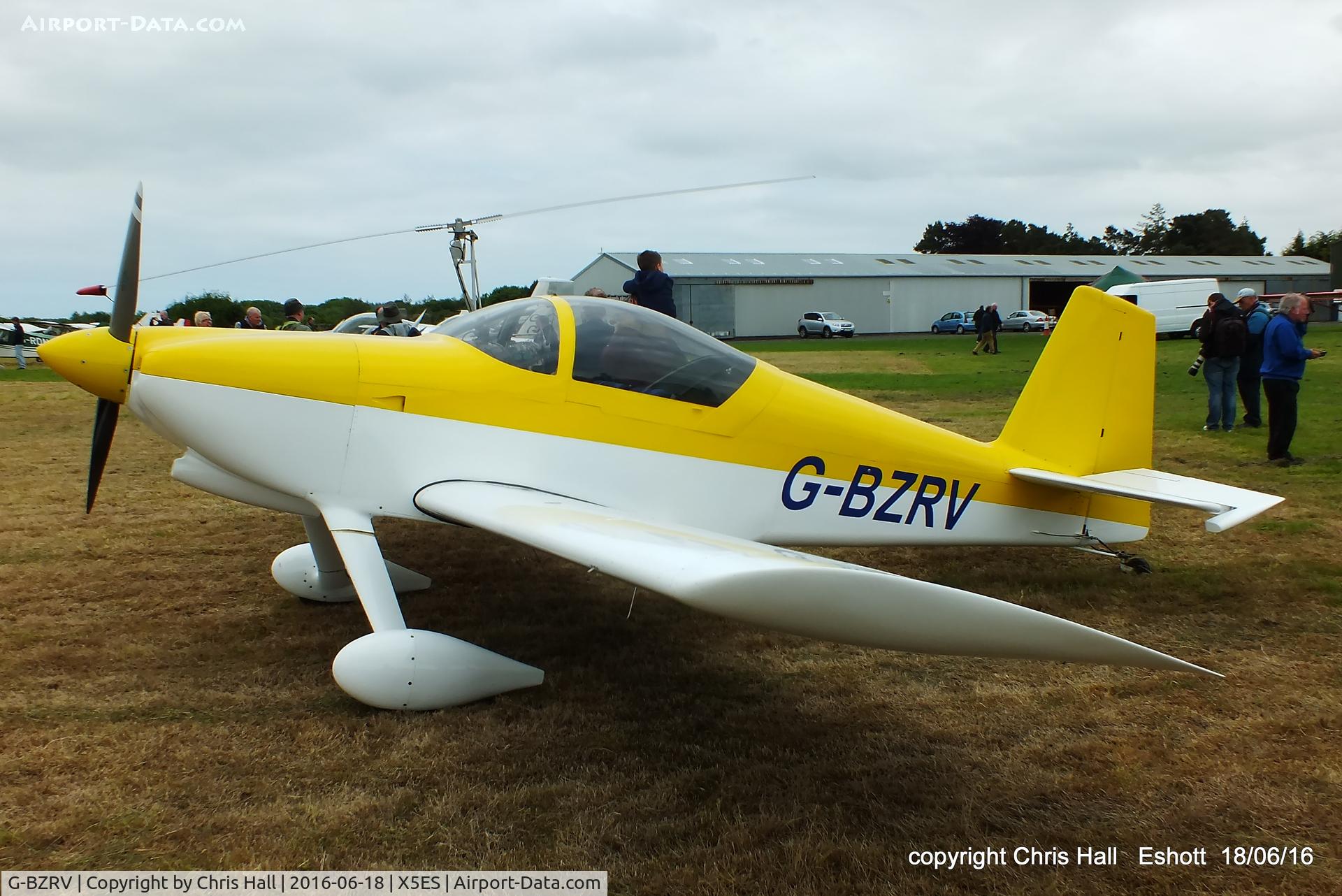 G-BZRV, 2002 Vans RV-6 C/N PFA 181A-13573, at the Great North Fly in. Eshott