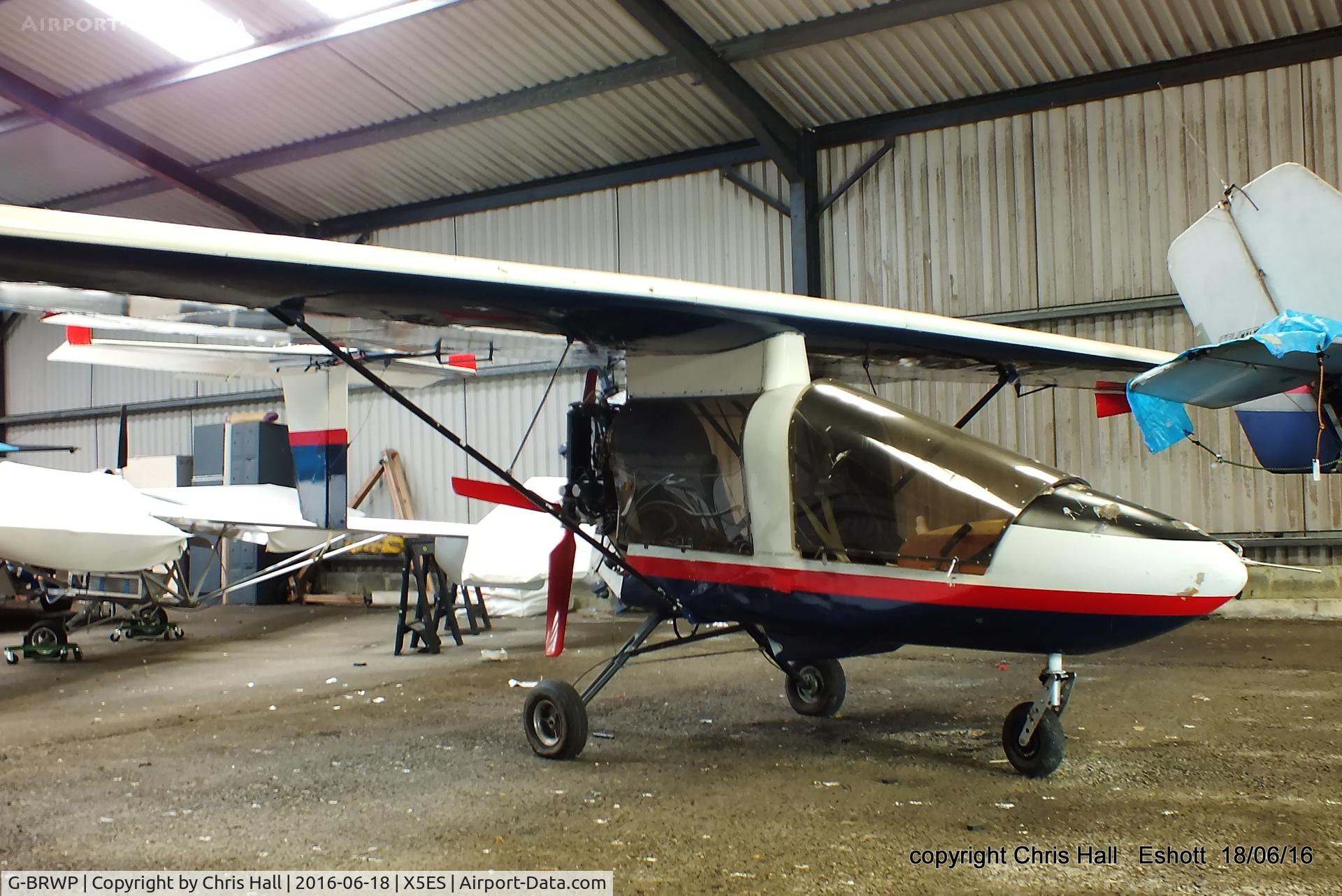 G-BRWP, 1990 CFM Streak Shadow C/N PFA 161A-11596, at the Great North Fly in. Eshott
