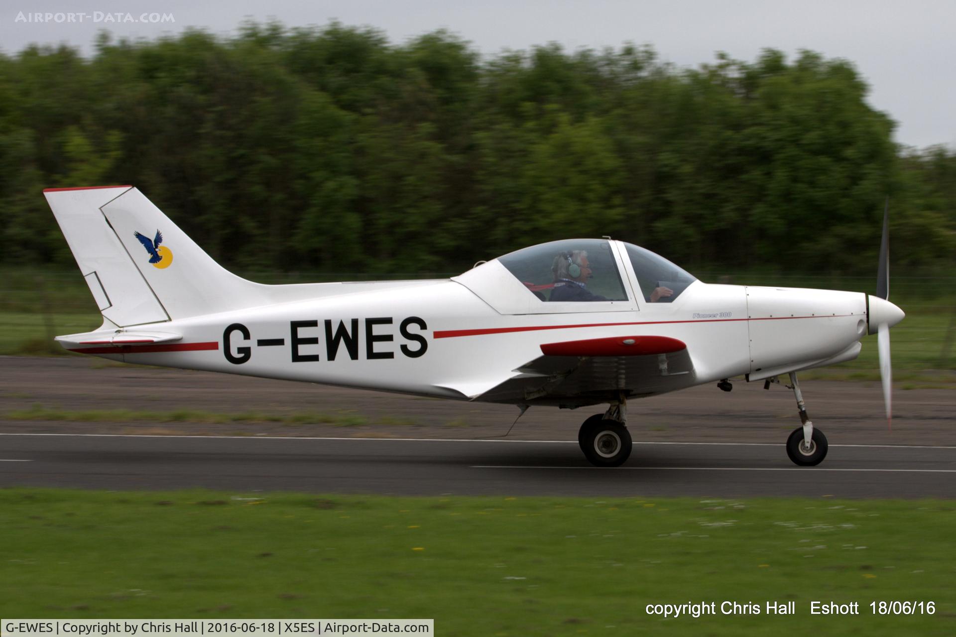 G-EWES, 2004 Alpi Aviation Pioneer 300 C/N PFA 330-14322, at the Great North Fly in. Eshott
