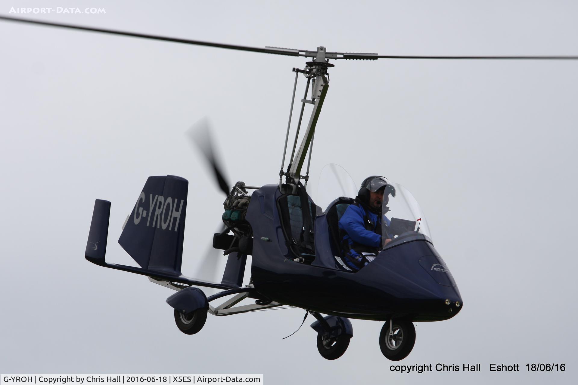 G-YROH, 2009 RotorSport UK MTOsport C/N RSUK/MTOS/012, at the Great North Fly in. Eshott