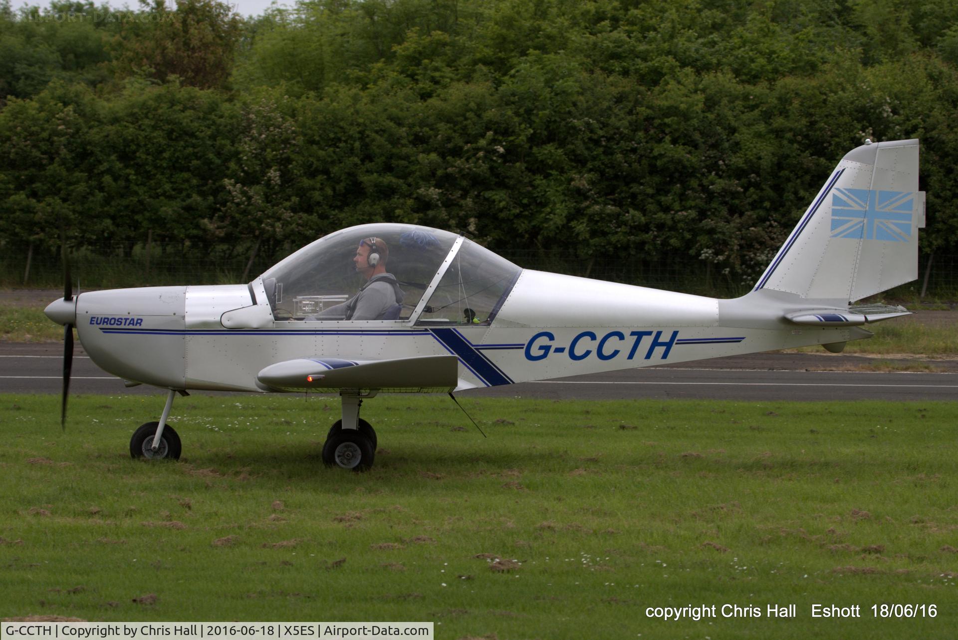G-CCTH, 2004 Cosmik EV-97 TeamEurostar UK C/N 2005, at the Great North Fly in. Eshott