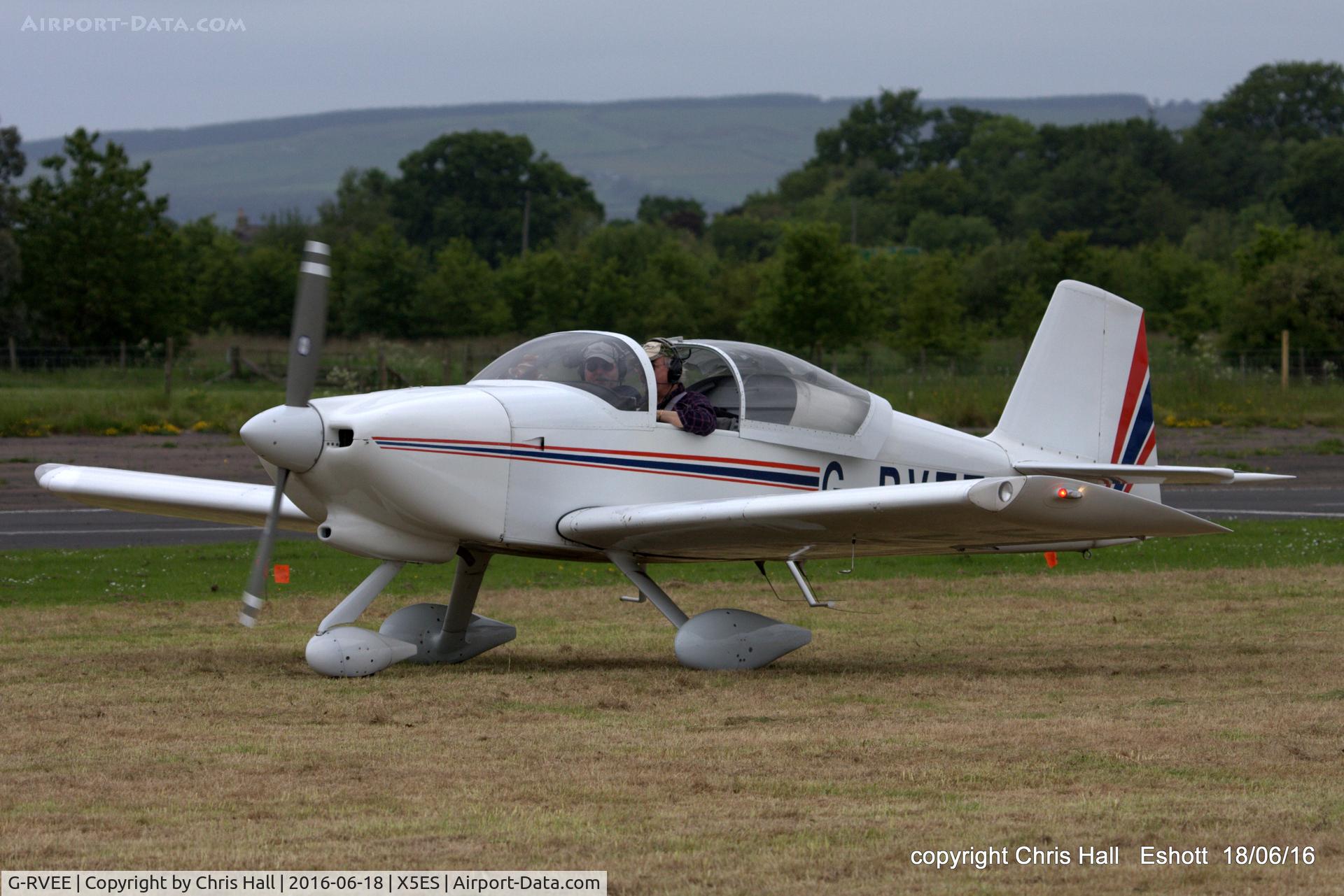 G-RVEE, 1992 Van's RV-6A C/N PFA 181-12262, at the Great North Fly in. Eshott