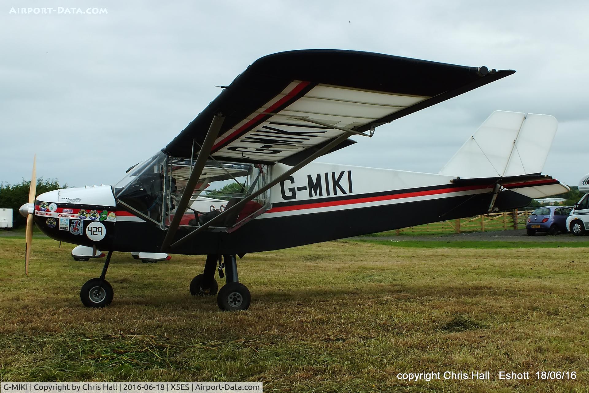 G-MIKI, 1997 Rans S-6ESA/TR Coyote II C/N PFA 204-13094, at the Great North Fly in. Eshott