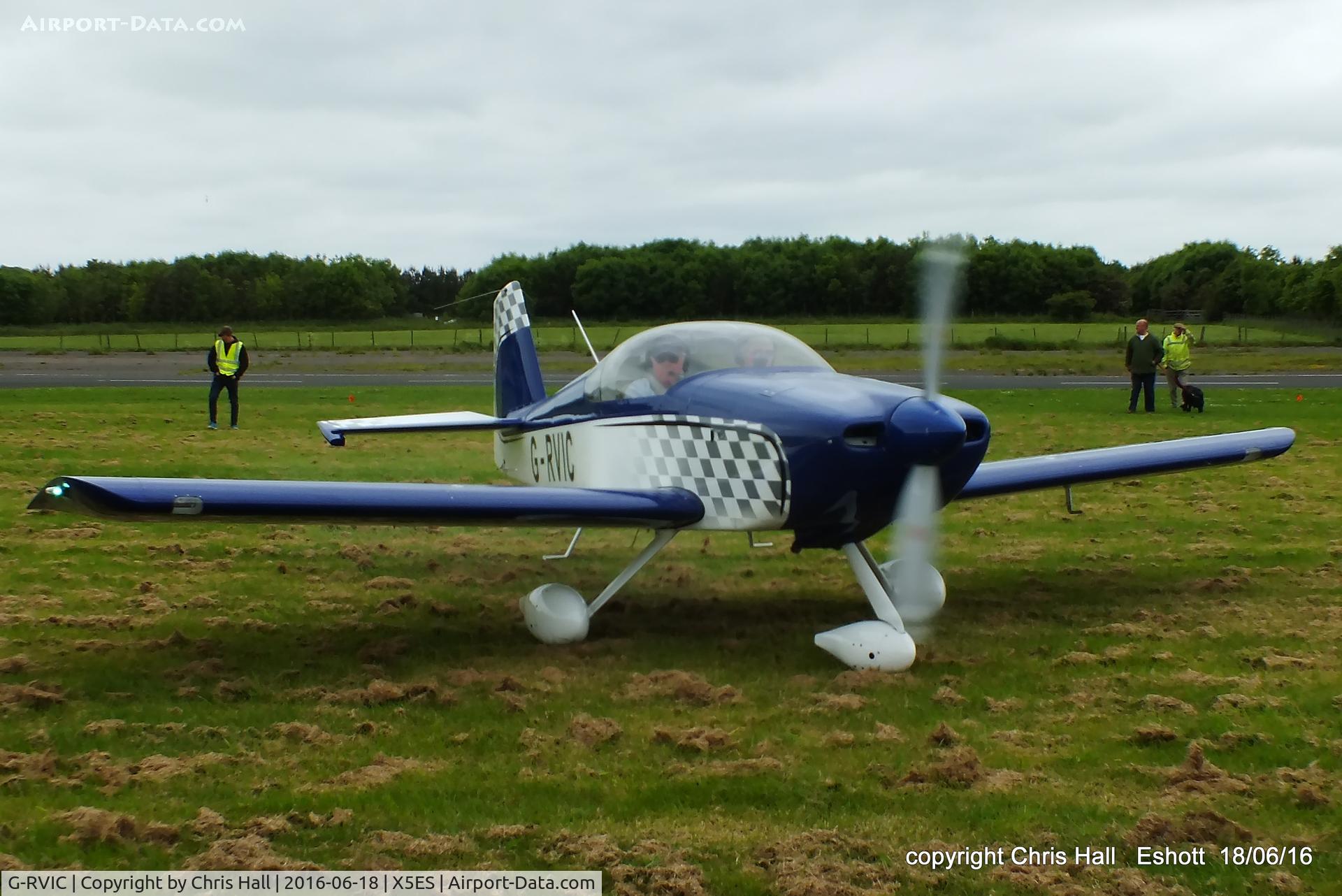 G-RVIC, 2004 Vans RV-6A C/N PFA 181-13319, at the Great North Fly in. Eshott