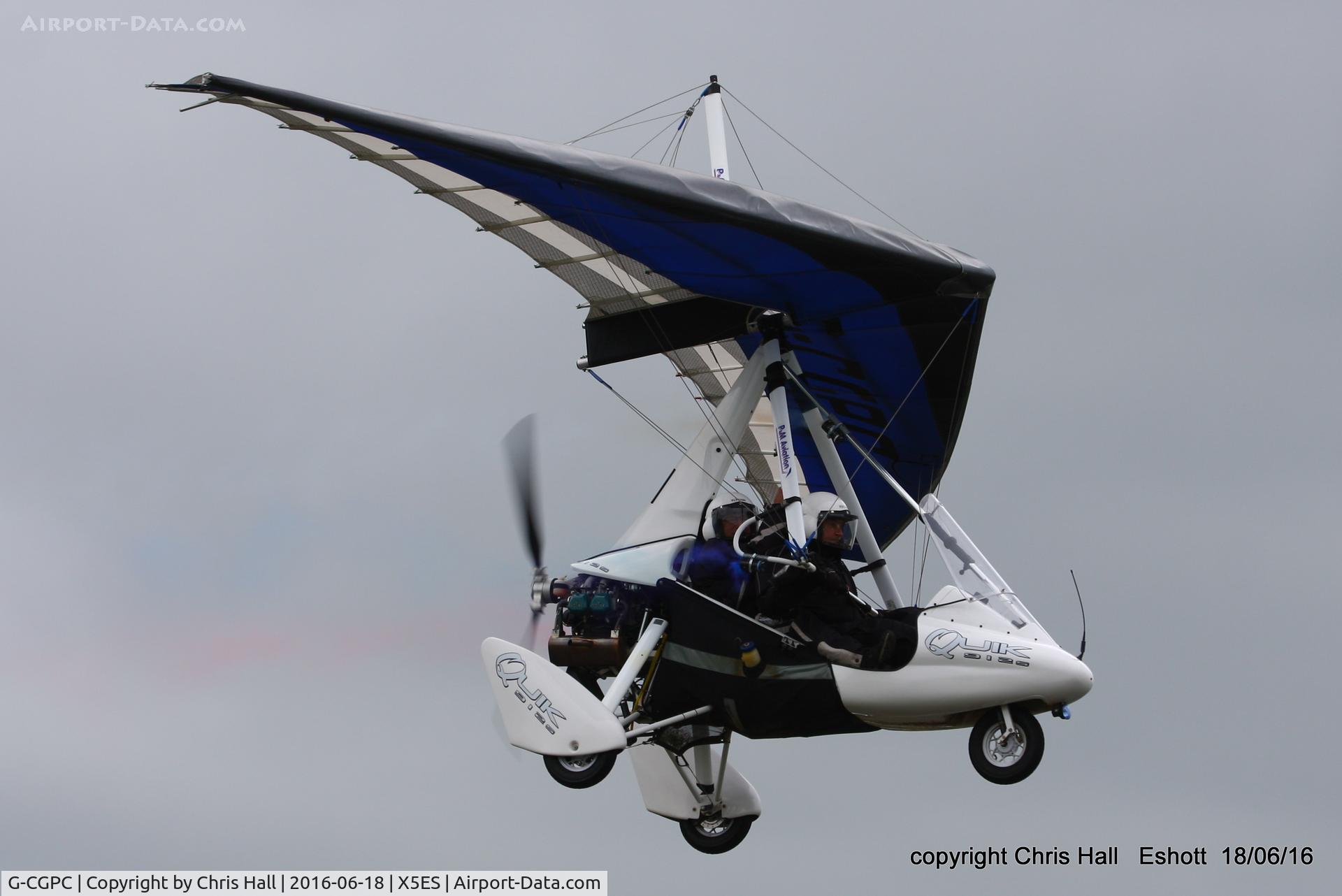G-CGPC, 2010 P&M Aviation Pegasus Quik 912S C/N 8544, at the Great North Fly in. Eshott