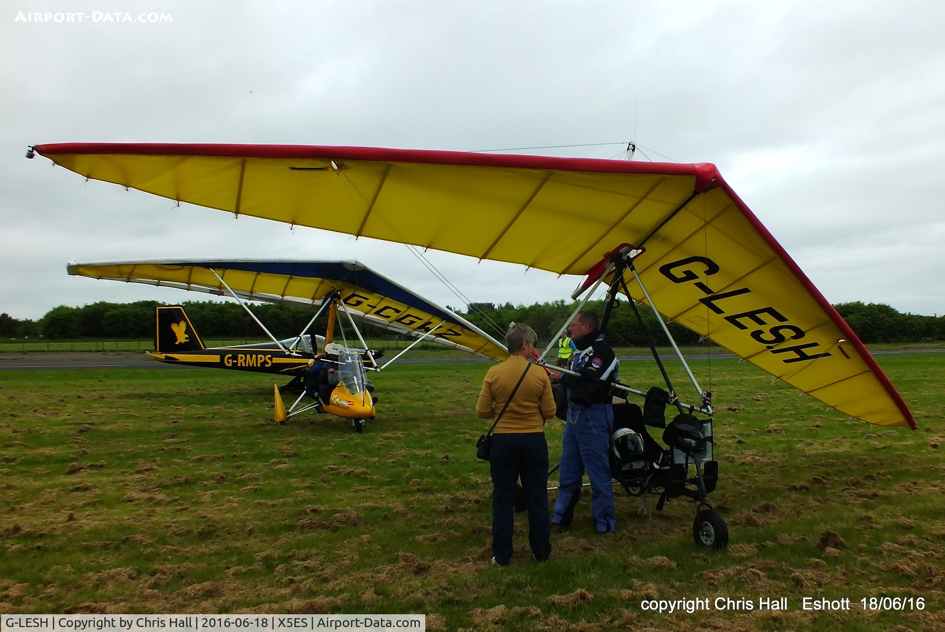 G-LESH, 2009 BB Microlight BB03 Trya Alien C/N 090728000LH, at the Great North Fly in. Eshott
