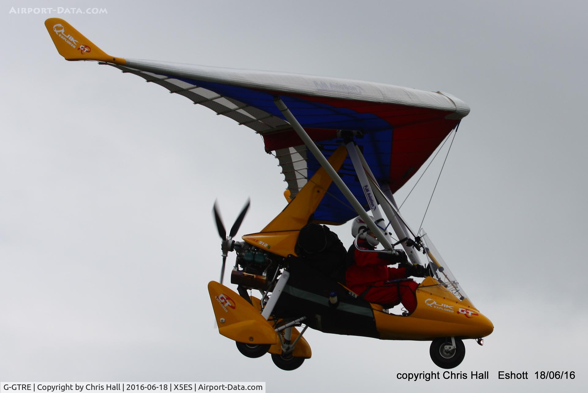G-GTRE, 2014 P&M Aviation Quik GTR C/N 8674, at the Great North Fly in. Eshott