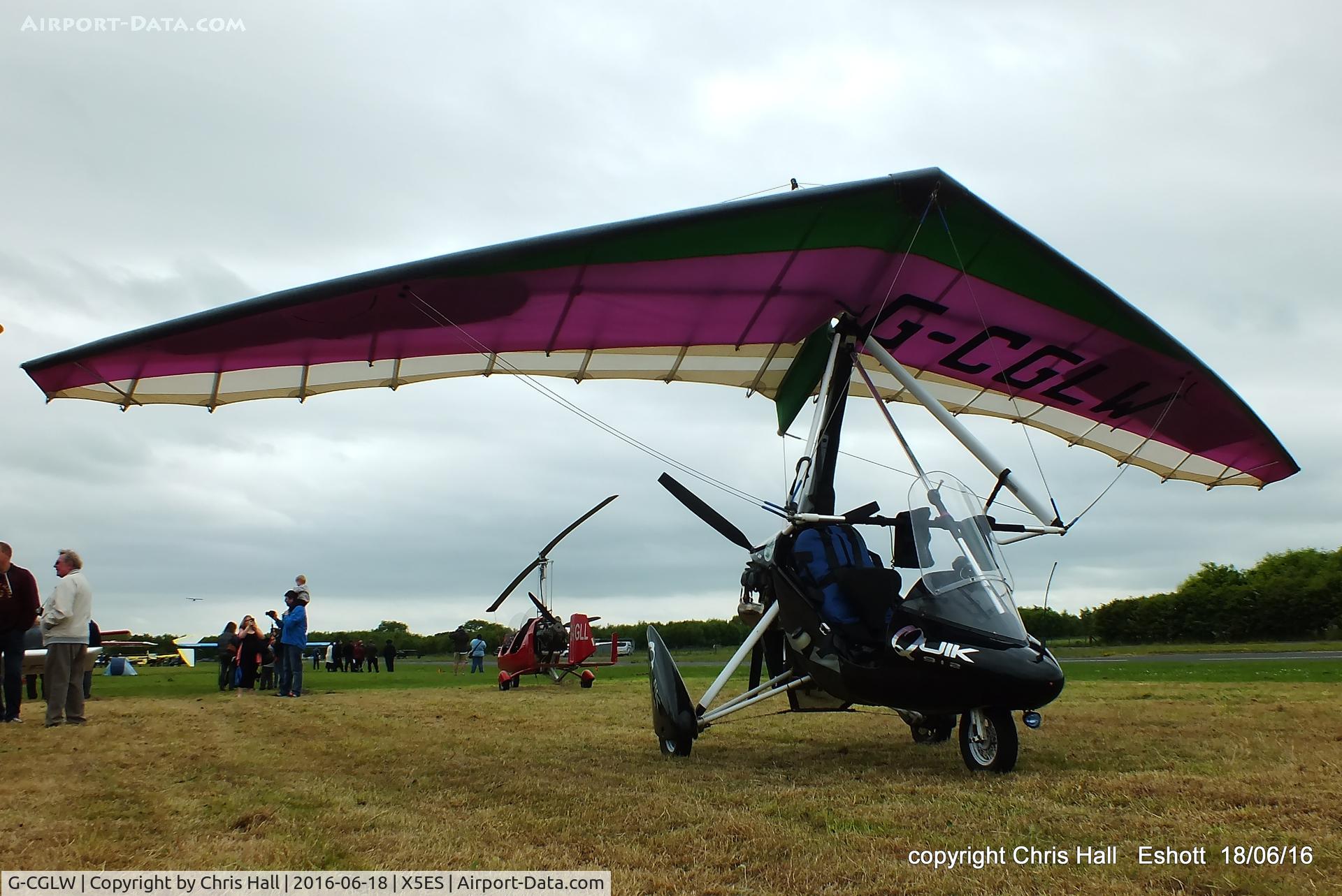 G-CGLW, 2010 P&M Aviation Pegasus Quik C/N 8509, at the Great North Fly in. Eshott