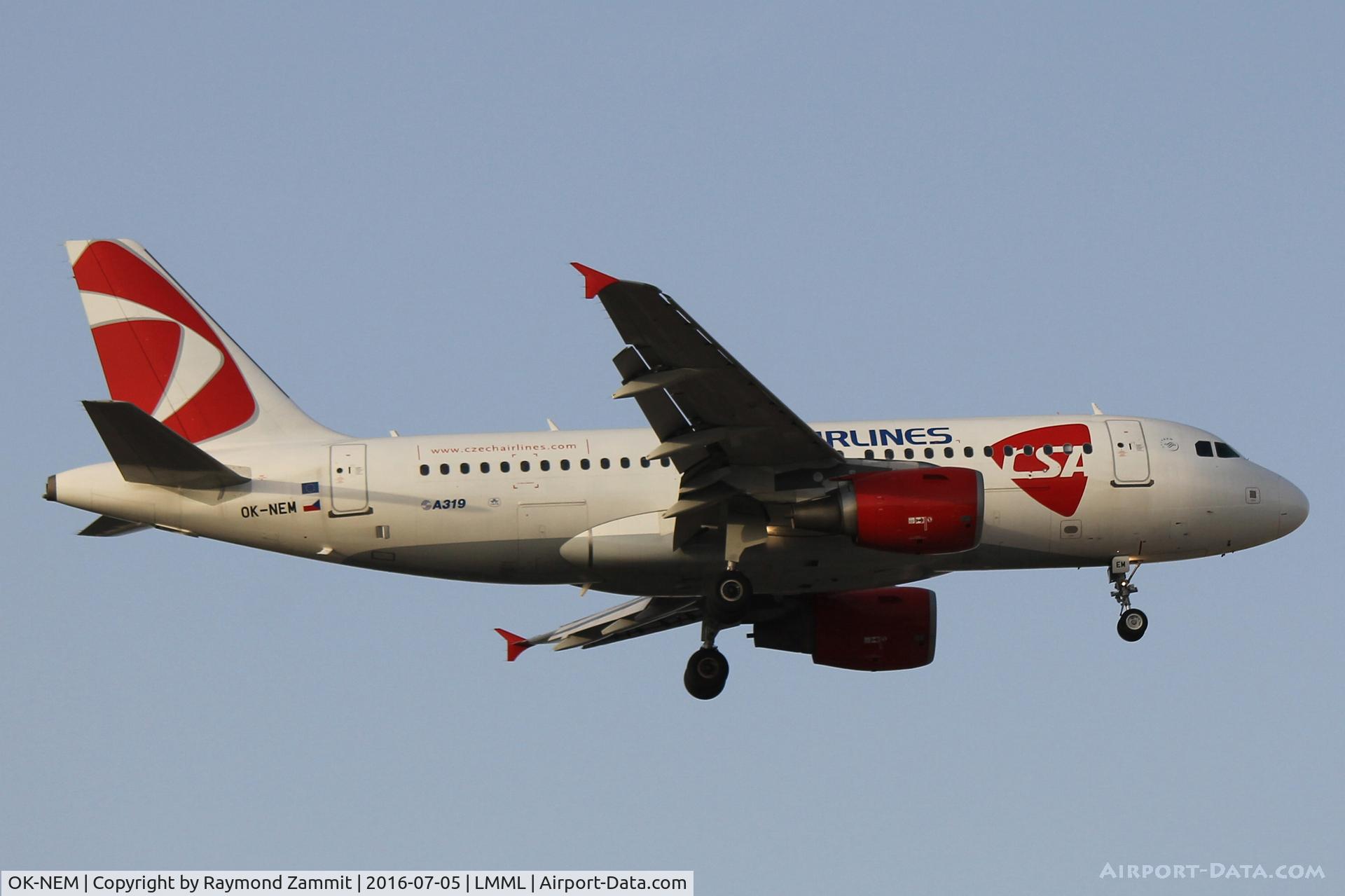 OK-NEM, 2008 Airbus A319-112 C/N 3406, A319 OK-NEM CSA