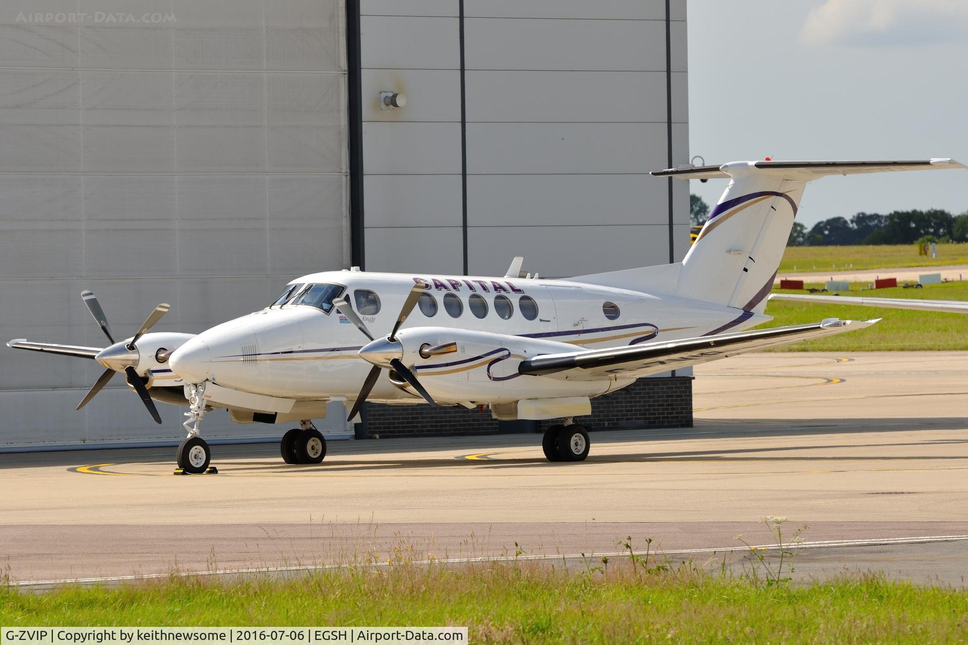 G-ZVIP, 1975 Beech 200 Super King Air C/N BB-108, Nice Visitor.