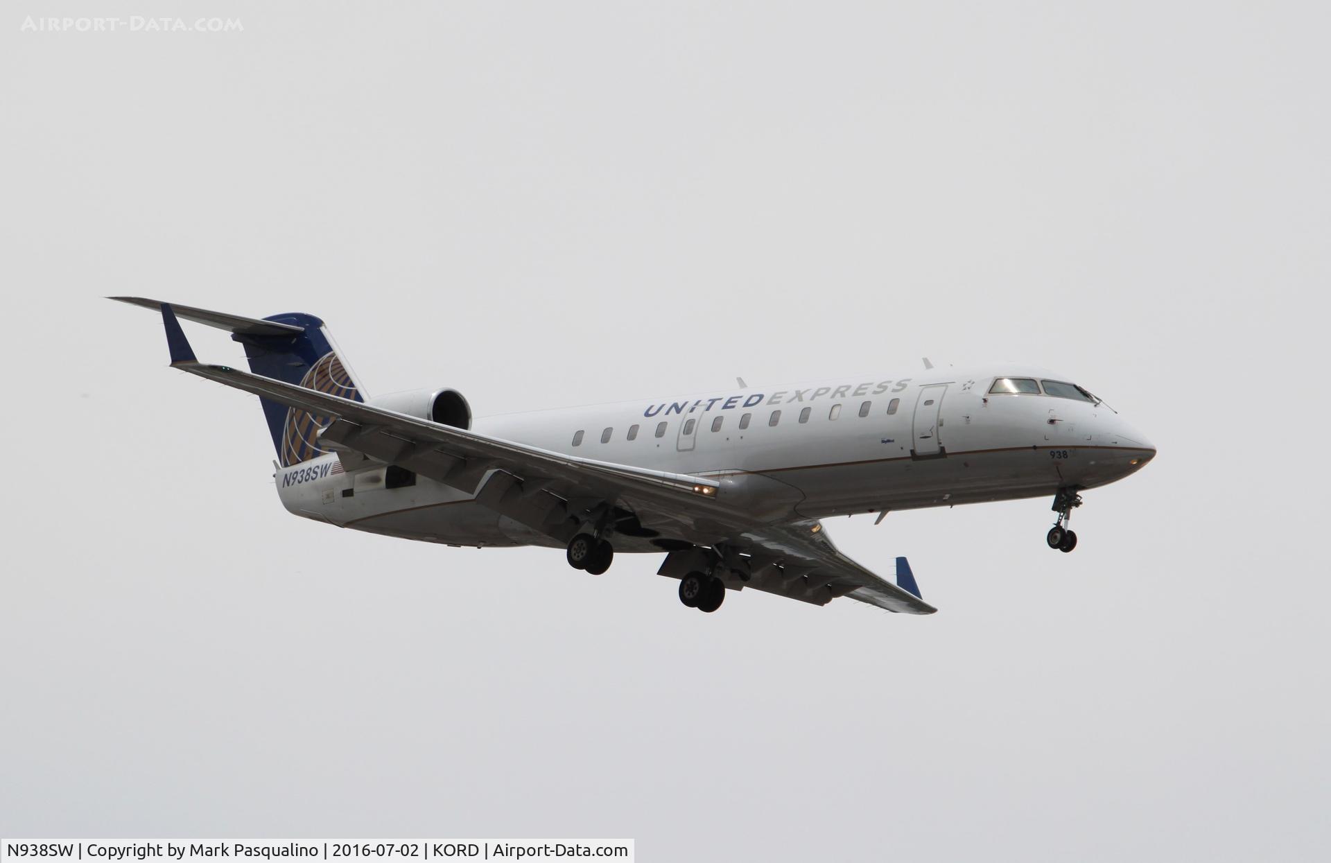 N938SW, 2003 Bombardier CRJ-200LR (CL-600-2B19) C/N 7741, CL-600-2B19