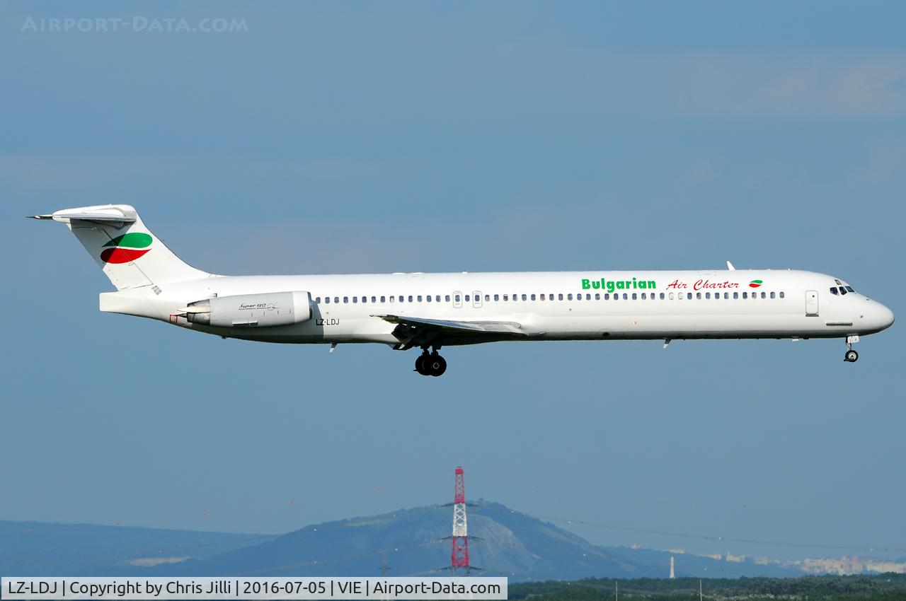 LZ-LDJ, 1995 McDonnell Douglas MD-82 (DC-9-82) C/N 53230, Bulgarian Air Charter