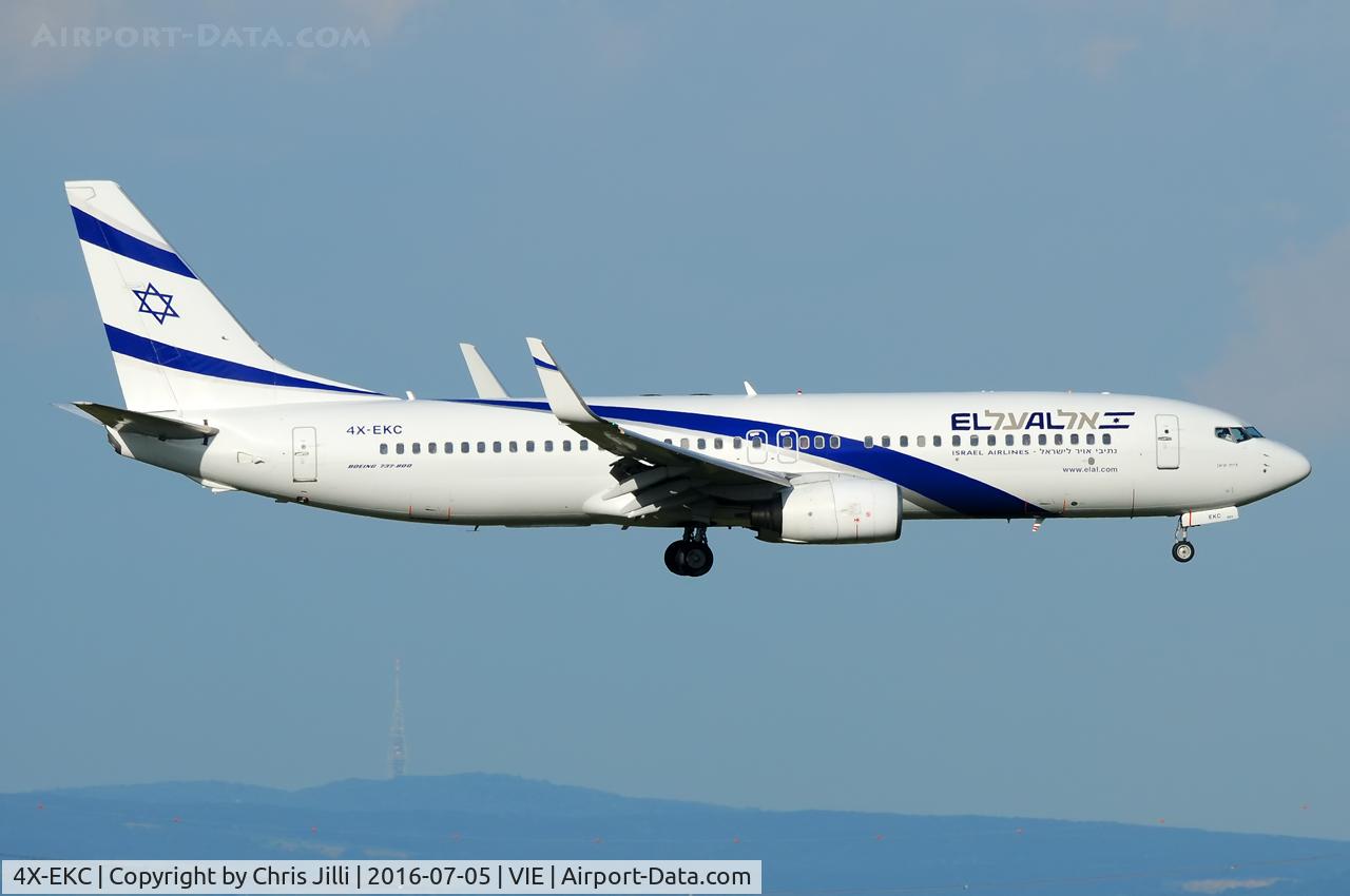 4X-EKC, 1999 Boeing 737-858 C/N 29959, El Al Israel Airlines