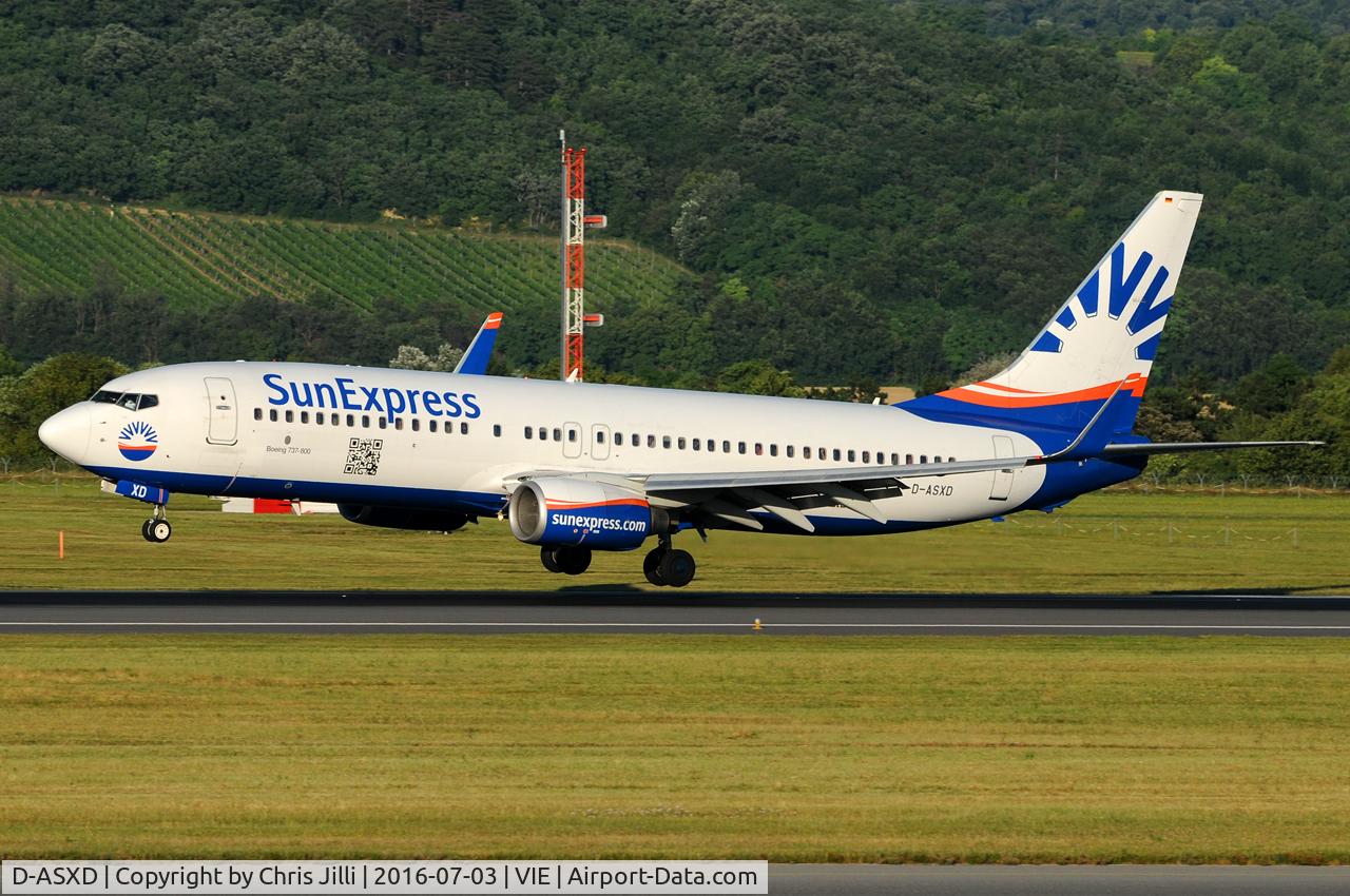 D-ASXD, 2004 Boeing 737-8AS C/N 33562, SunExpress Germany