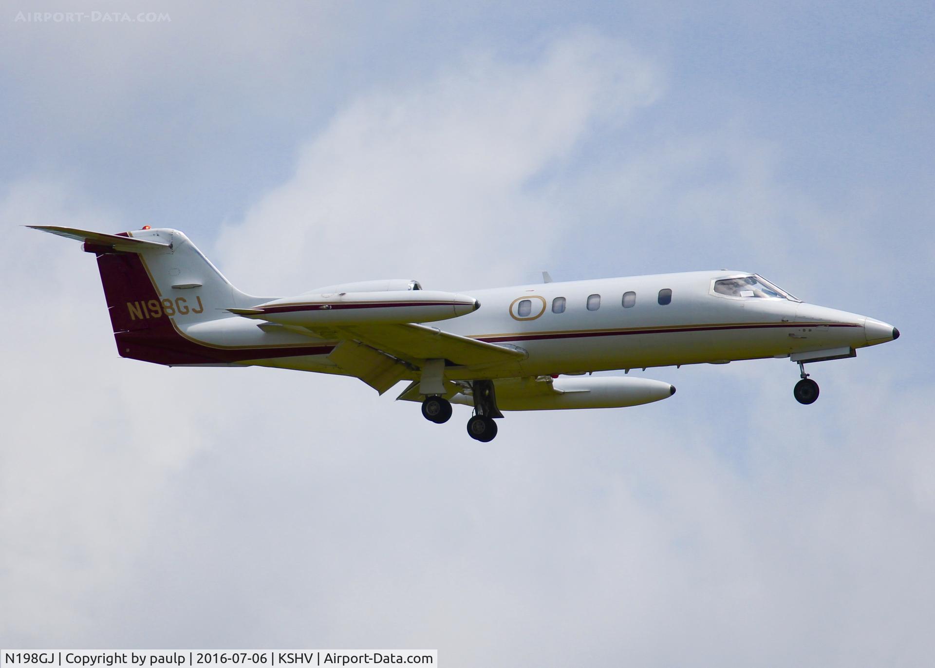 N198GJ, 1978 Gates Learjet 35A C/N 198, At Shreveport Regional.