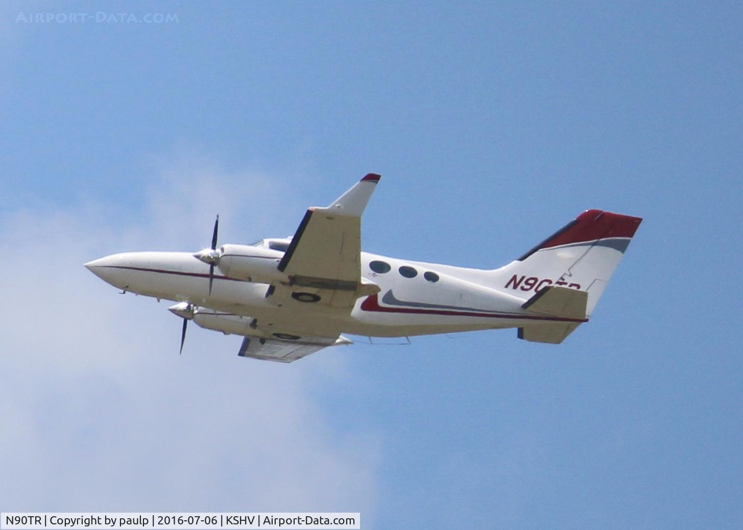 N90TR, 1982 Cessna 414A Chancellor C/N 414A0814, At Shreveport Regional.