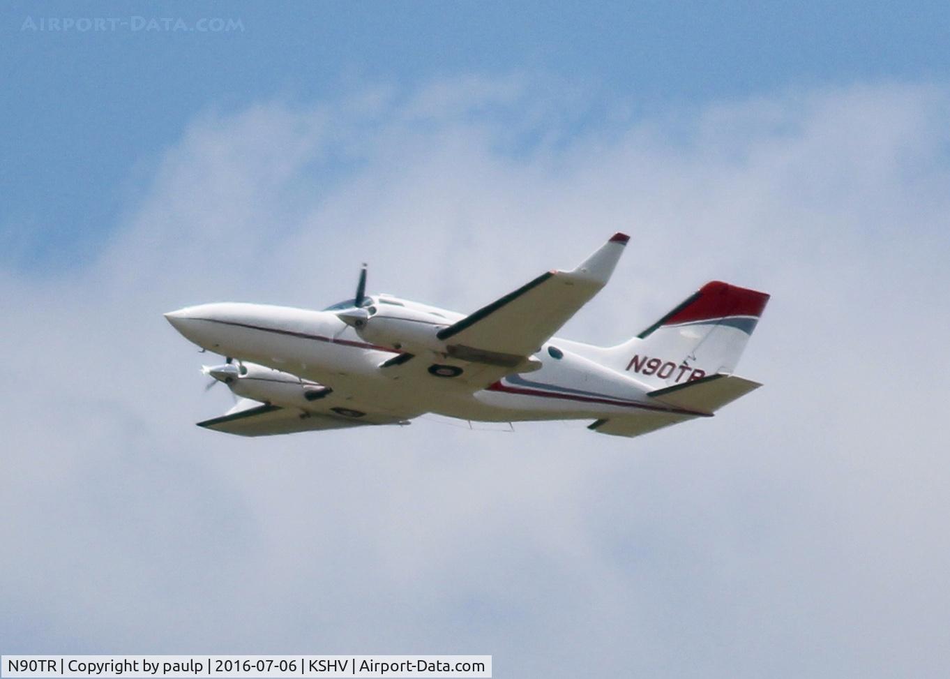 N90TR, 1982 Cessna 414A Chancellor C/N 414A0814, At Shreveport Regional.