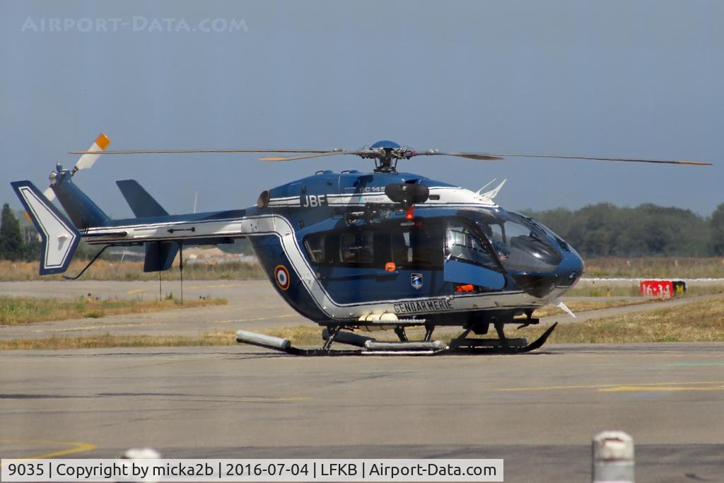 9035, Eurocopter-Kawasaki EC-145 (BK-117C-2) C/N 9035, Parked