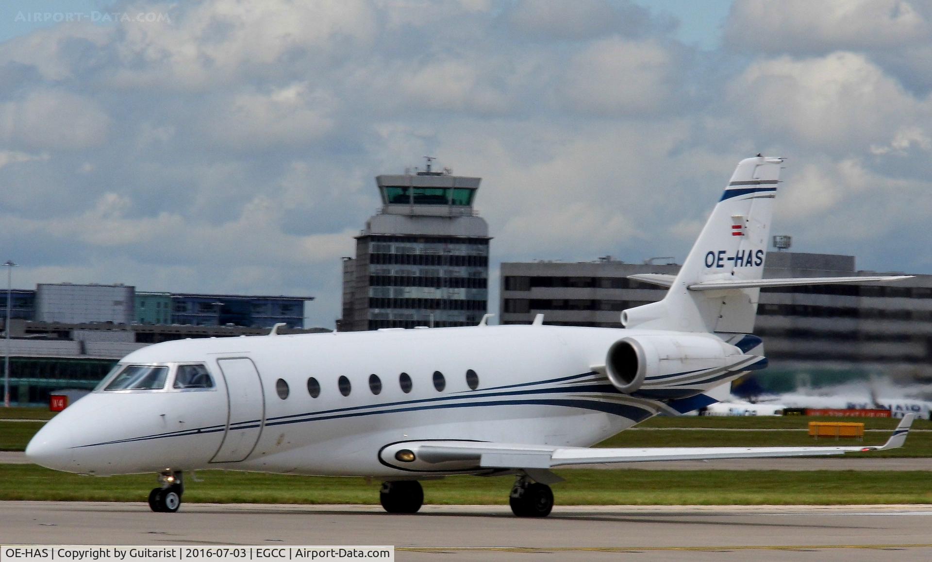 OE-HAS, 2009 Israel Aerospace Industries Gulfstream 200 C/N 206, At Manchester