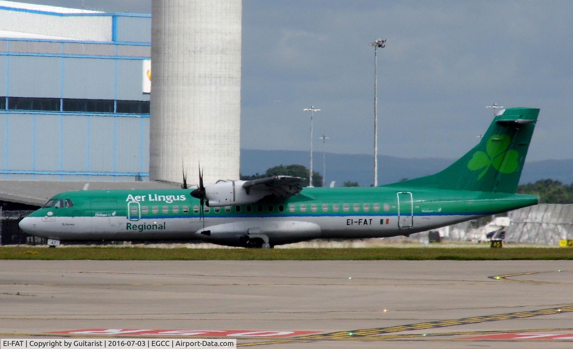 EI-FAT, 2013 ATR 72-600 (72-212A) C/N 1097, At Manchester