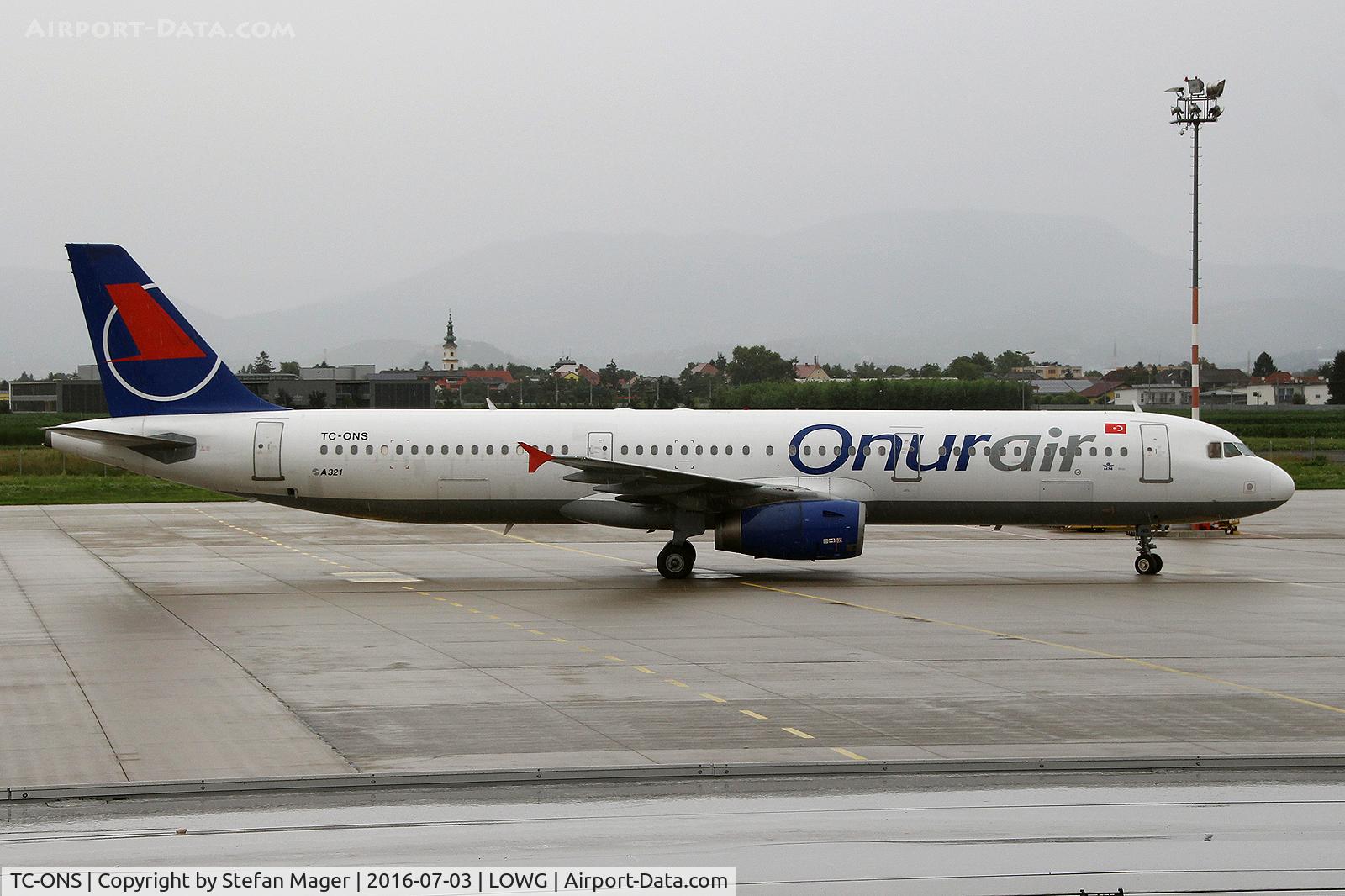 TC-ONS, 1993 Airbus A321-131 C/N 364, Onur Air Airbus A321-100 @GRZ