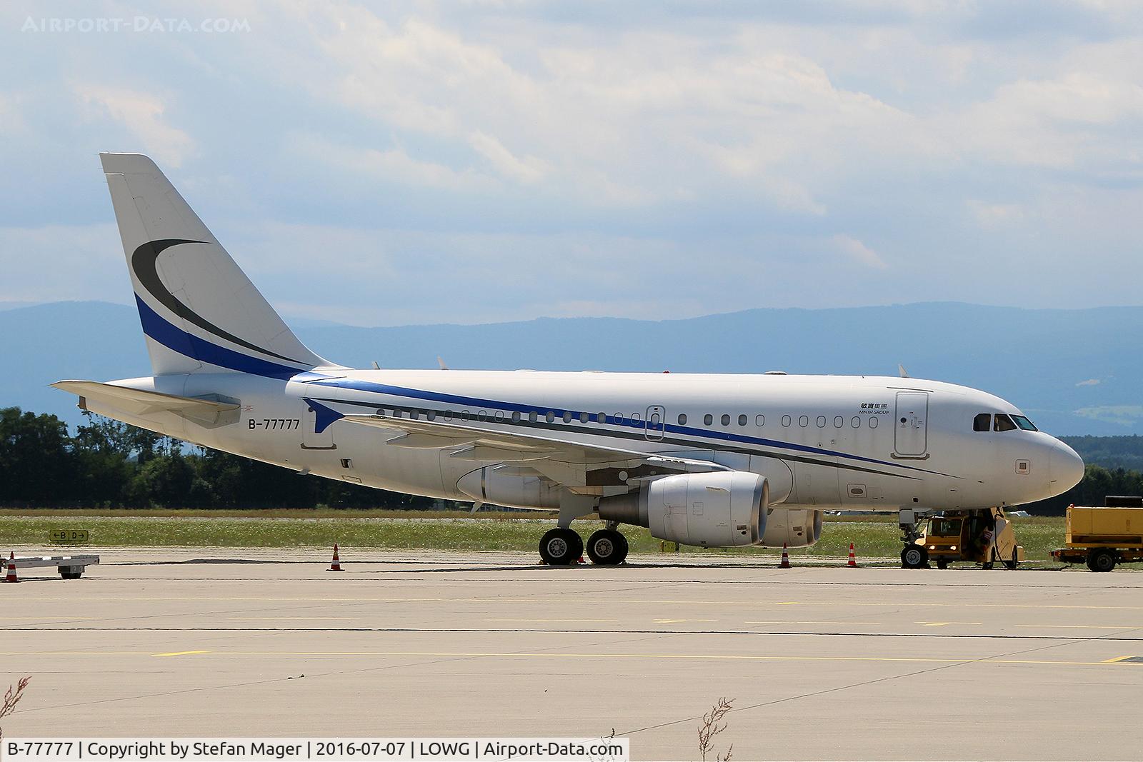 B-77777, 2008 Airbus ACJ318 (A318-112/CJ) C/N 3363, Airbus A318-100 CJ @GRZ