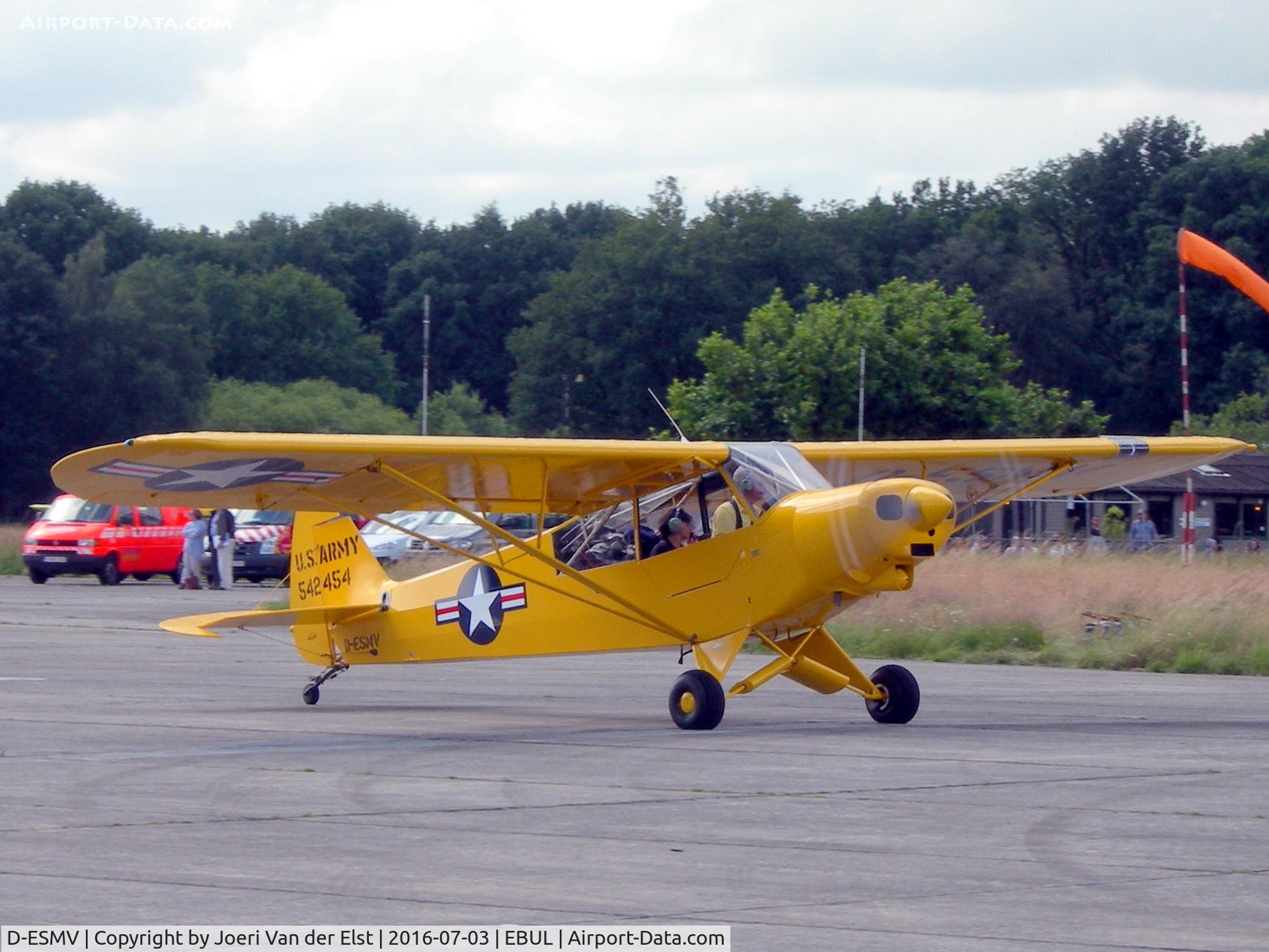 D-ESMV, 1954 Piper L-21B Super Cub (PA-18-135) C/N 18-3854, Ursel Avia 2016
