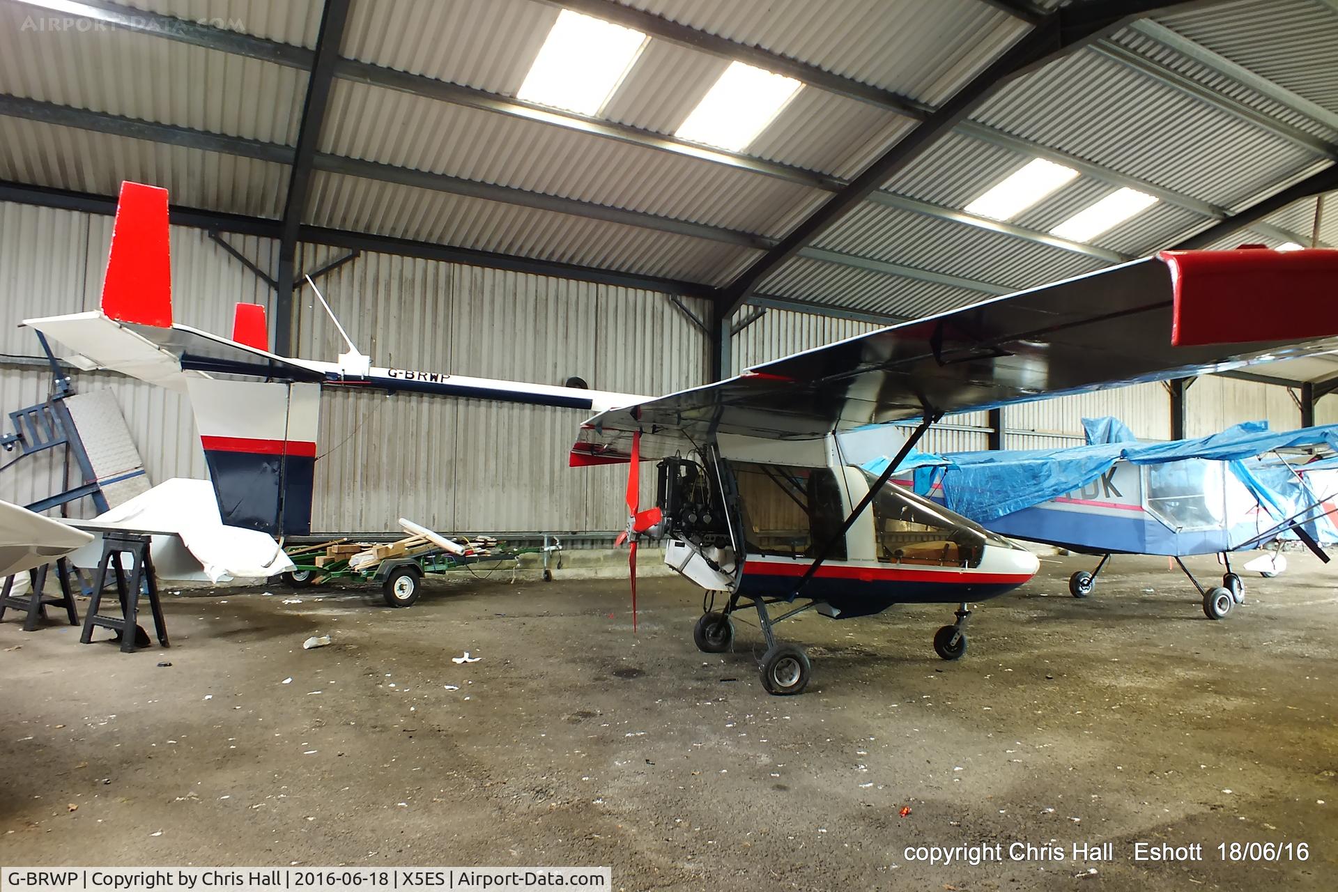 G-BRWP, 1990 CFM Streak Shadow C/N PFA 161A-11596, at the Great North Fly in. Eshott