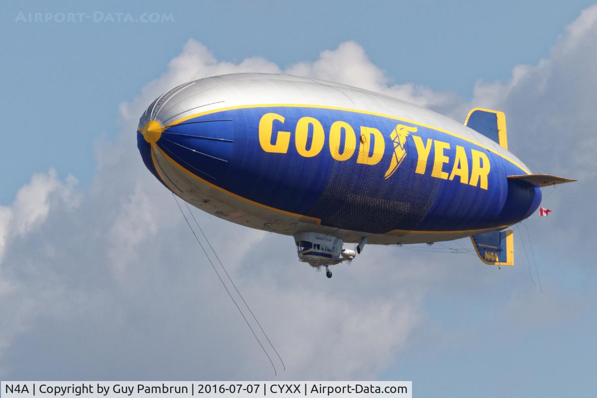 N4A, 1983 Goodyear GZ-20A C/N 4119, Cruising around the airport
