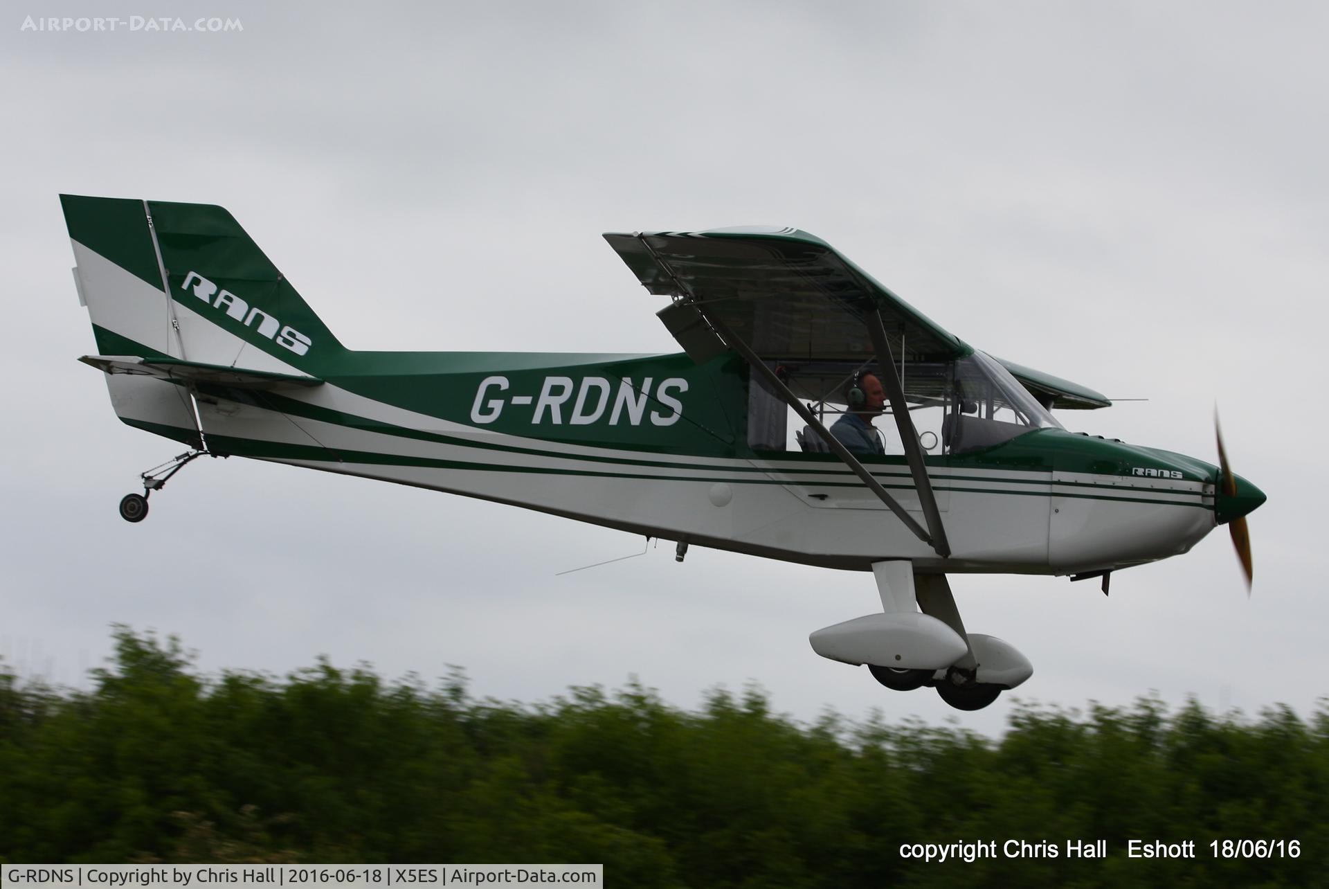 G-RDNS, 2004 Rans S-6S-116 Super Six C/N PFA 204-14307, at the Great North Fly in. Eshott