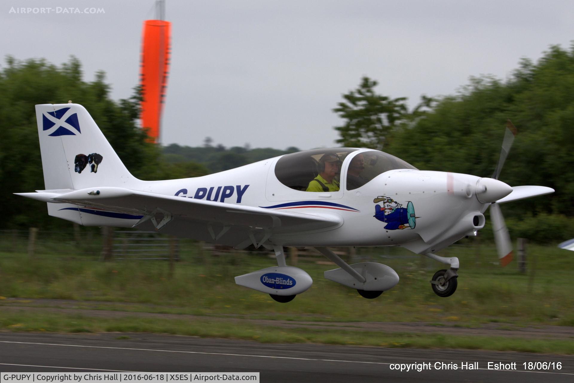 G-PUPY, 2002 Europa XS Tri-Gear C/N PFA 247-13694, at the Great North Fly in. Eshott