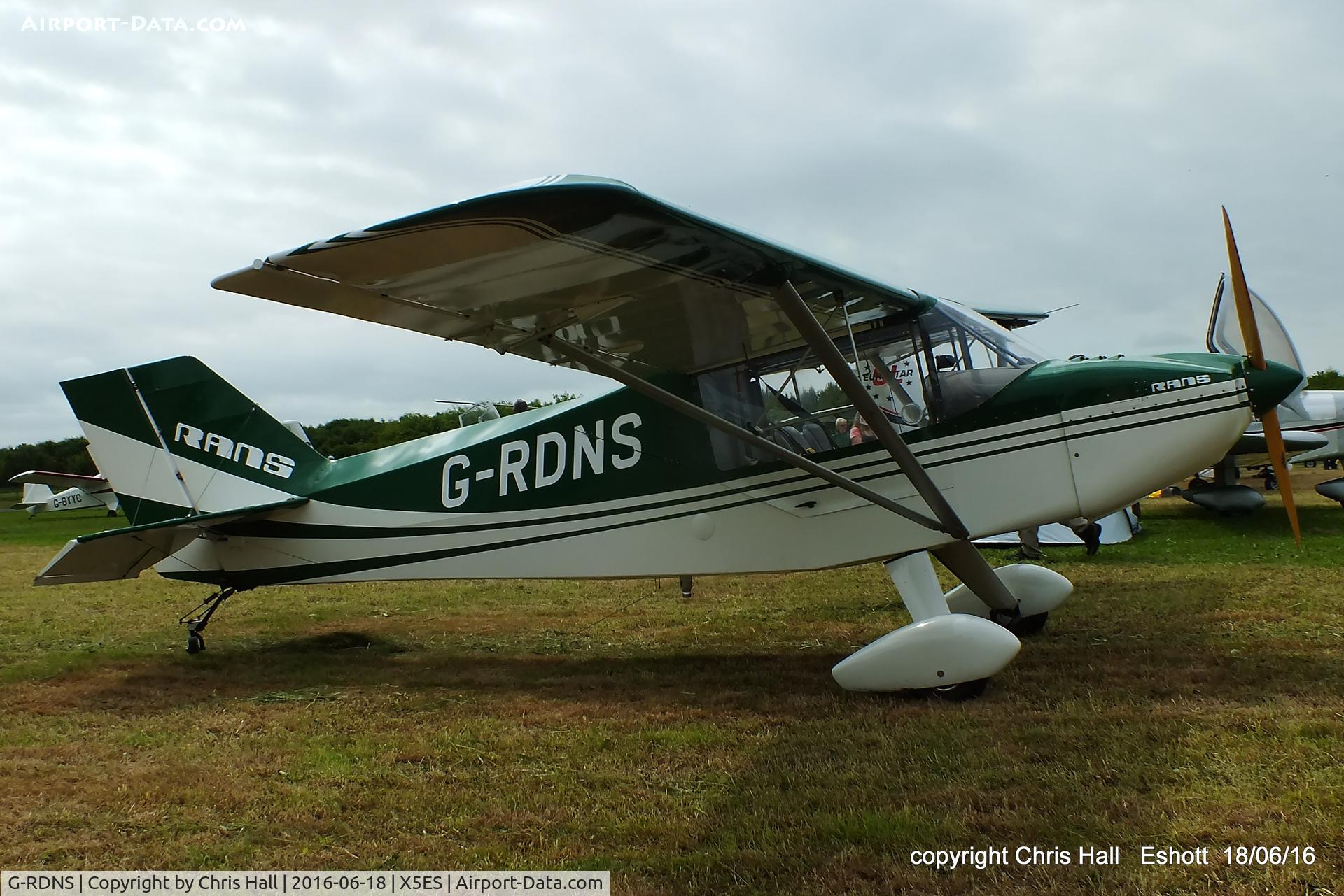 G-RDNS, 2004 Rans S-6S-116 Super Six C/N PFA 204-14307, at the Great North Fly in. Eshott
