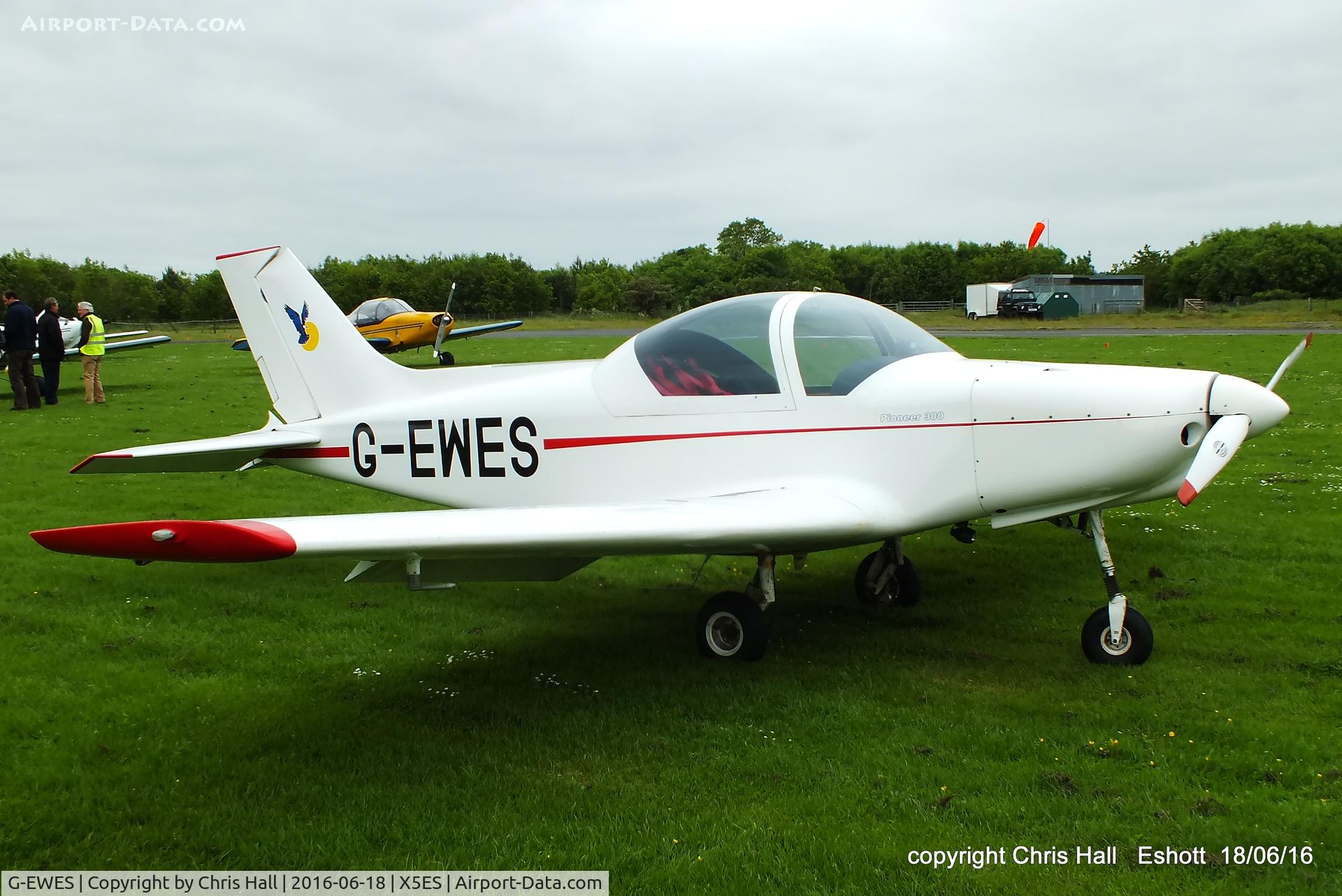 G-EWES, 2004 Alpi Aviation Pioneer 300 C/N PFA 330-14322, at the Great North Fly in. Eshott